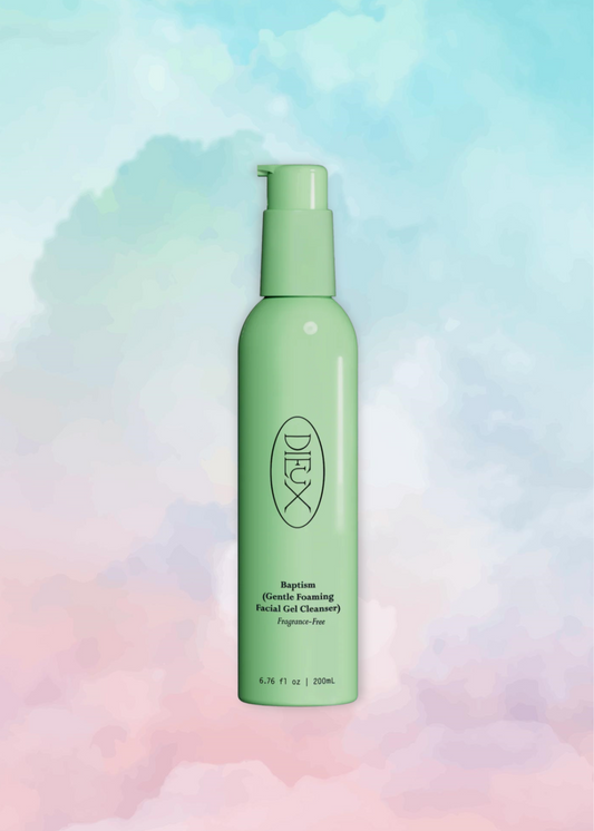 DIEUX Baptism Gel Cleanser - Fragrance-Free Gentle Foaming Facial Gel Cleanser