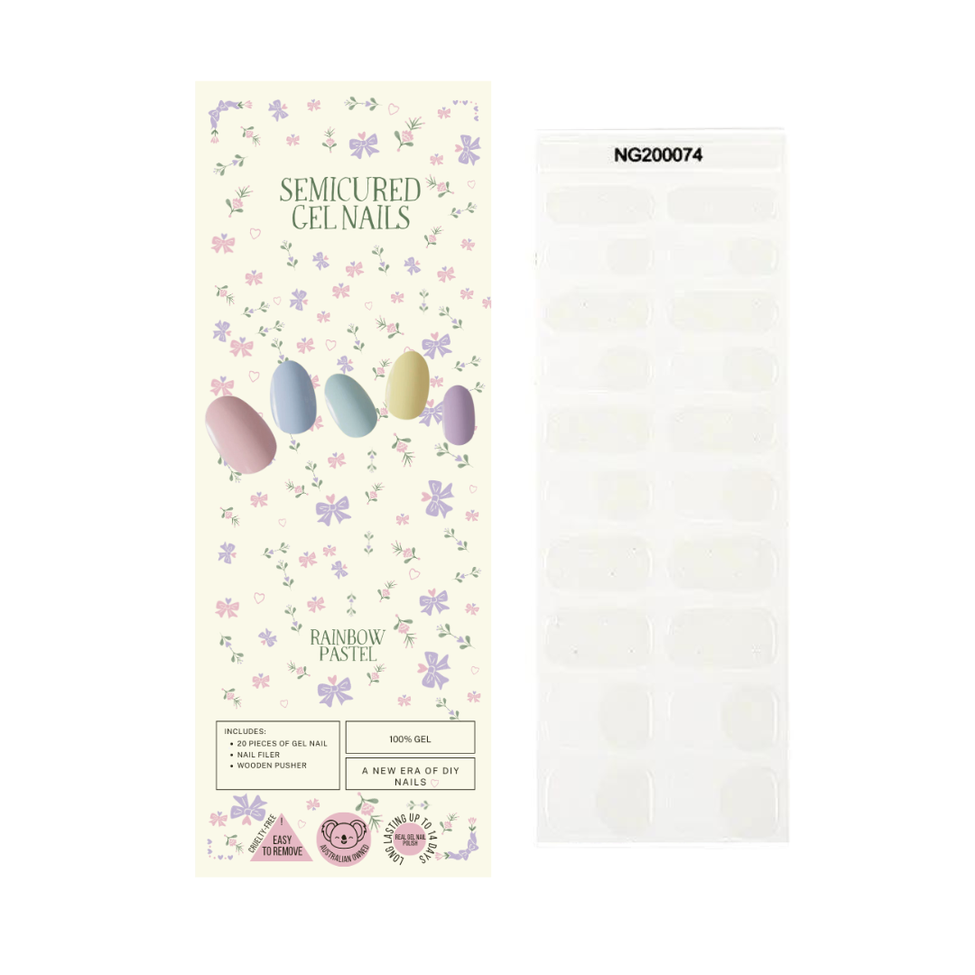 Wholesale - Classique White French Tip Semicured Gel Nails Kit ($13.99 x 10 Nail Kits)