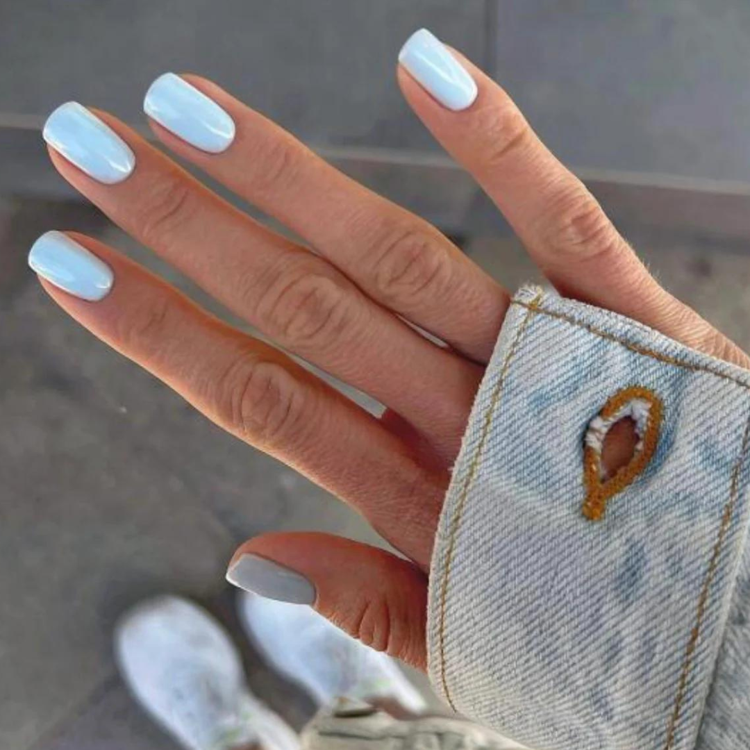 Wholesale - Pastel Blue Semicured Gel Nails Kit ($13.99 x 10 Nail Kits)