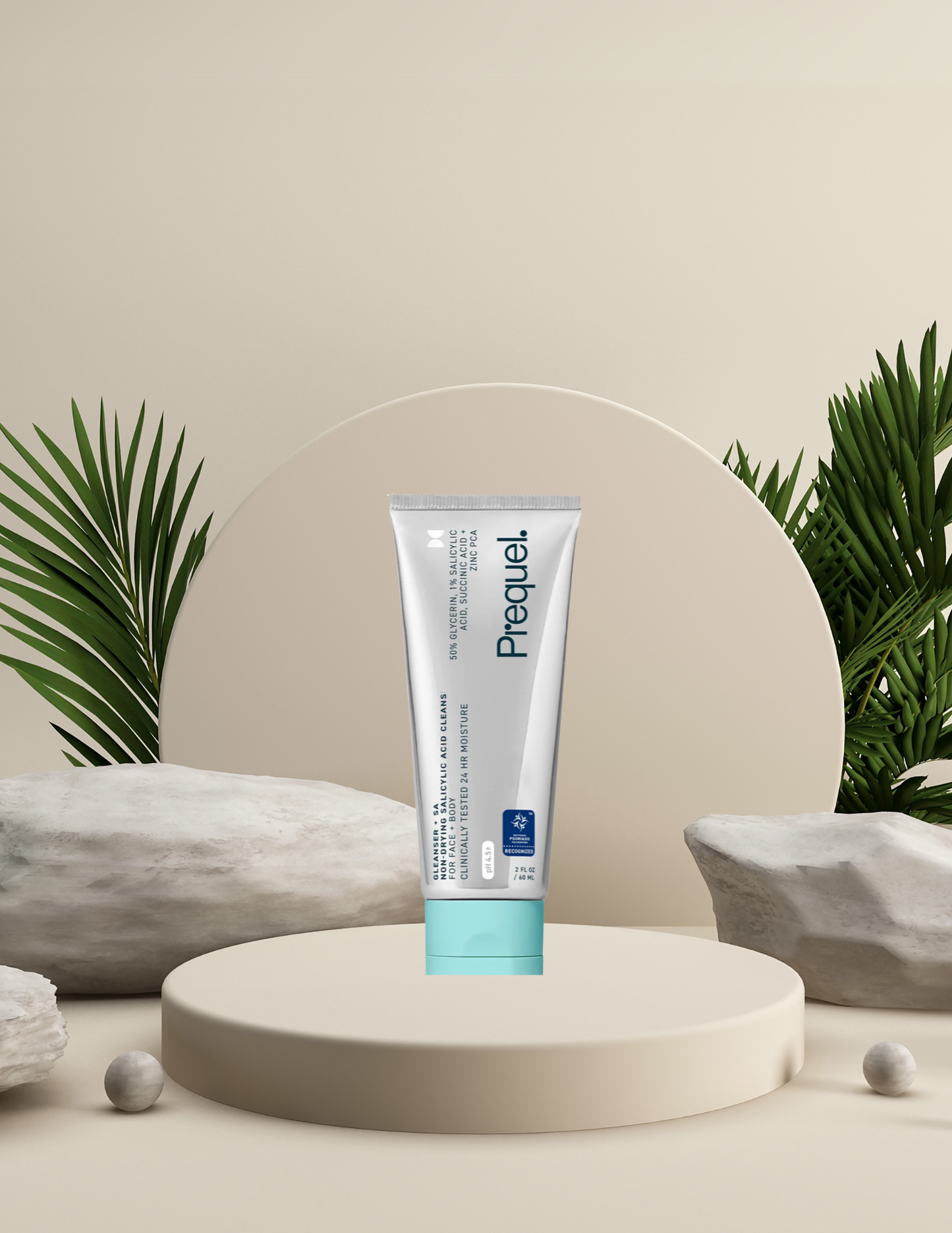 PREQUEL Travel Gleanser + SA Non-Drying Salicylic Acid Cleanser