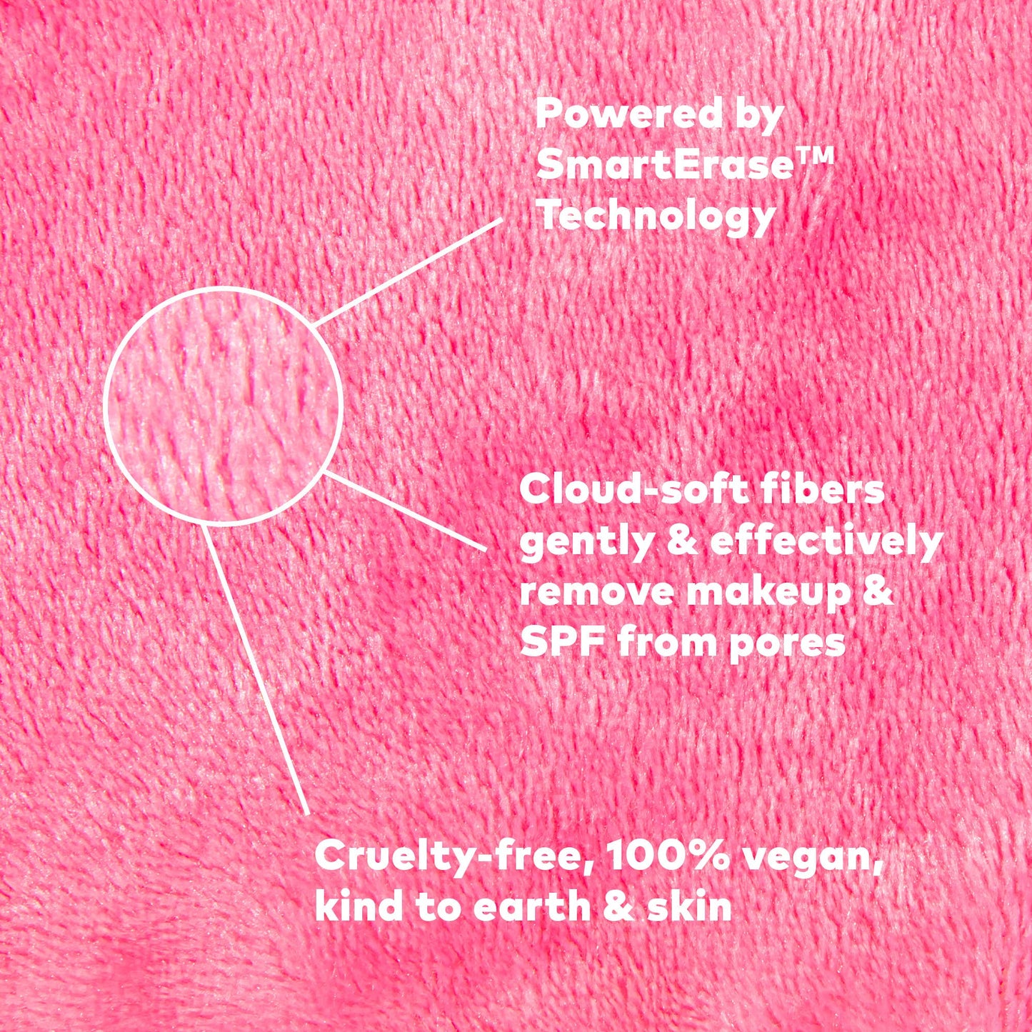 The Original MakeUp Eraser - Original Pink MakeUp Eraser PRO