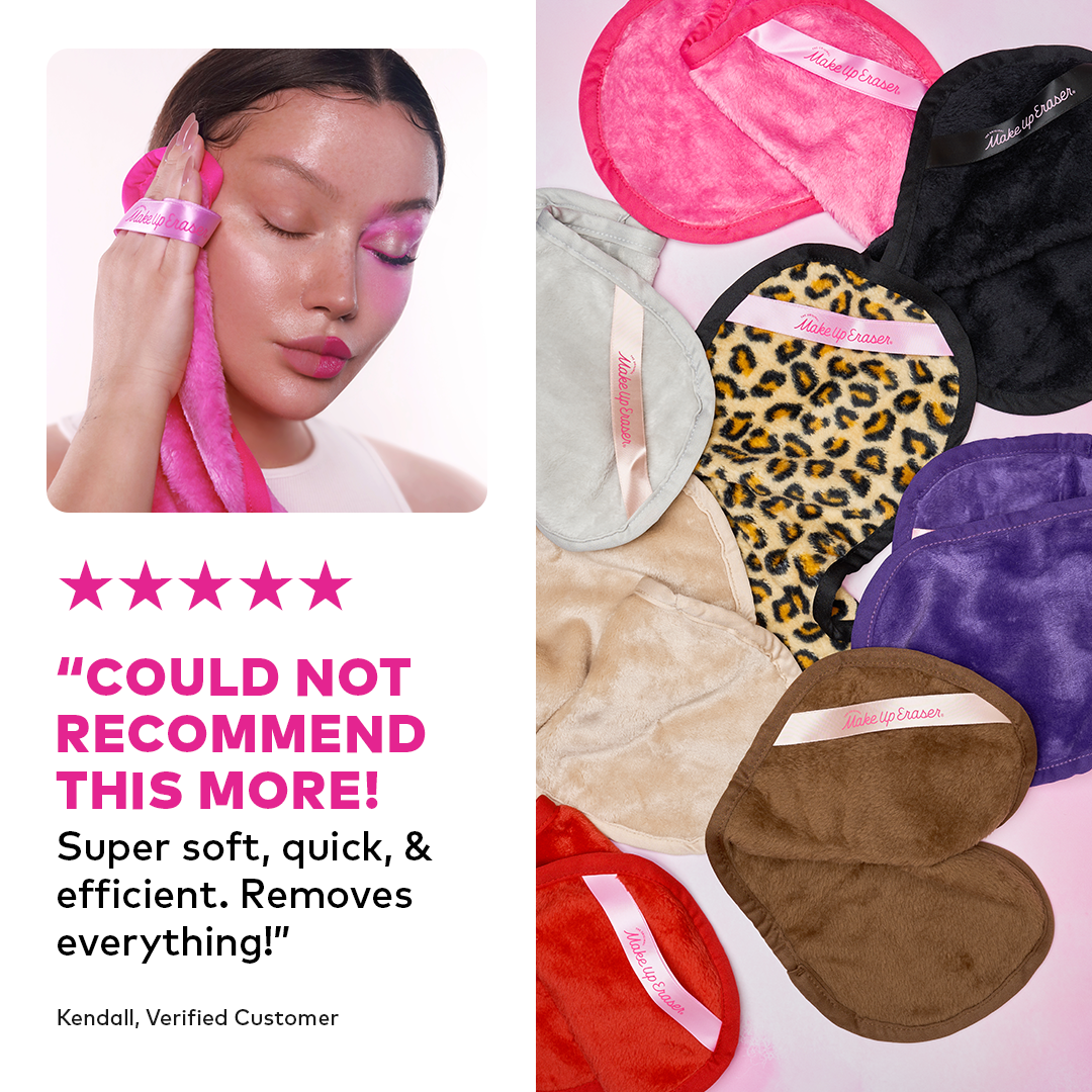 The Original MakeUp Eraser - The Pink Daily MakeUp Eraser