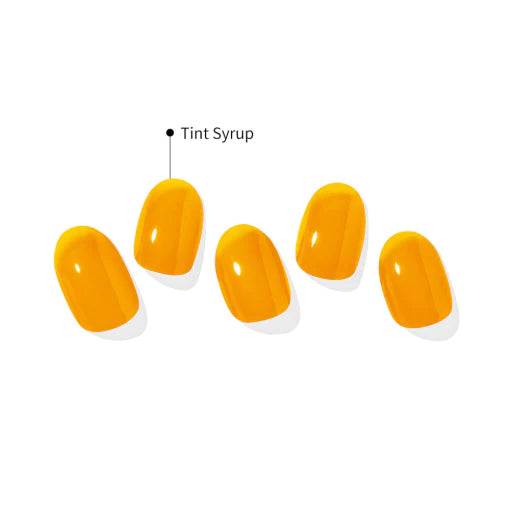 Ohora N Tint Orange Semi Cured Gel Nail Stickers