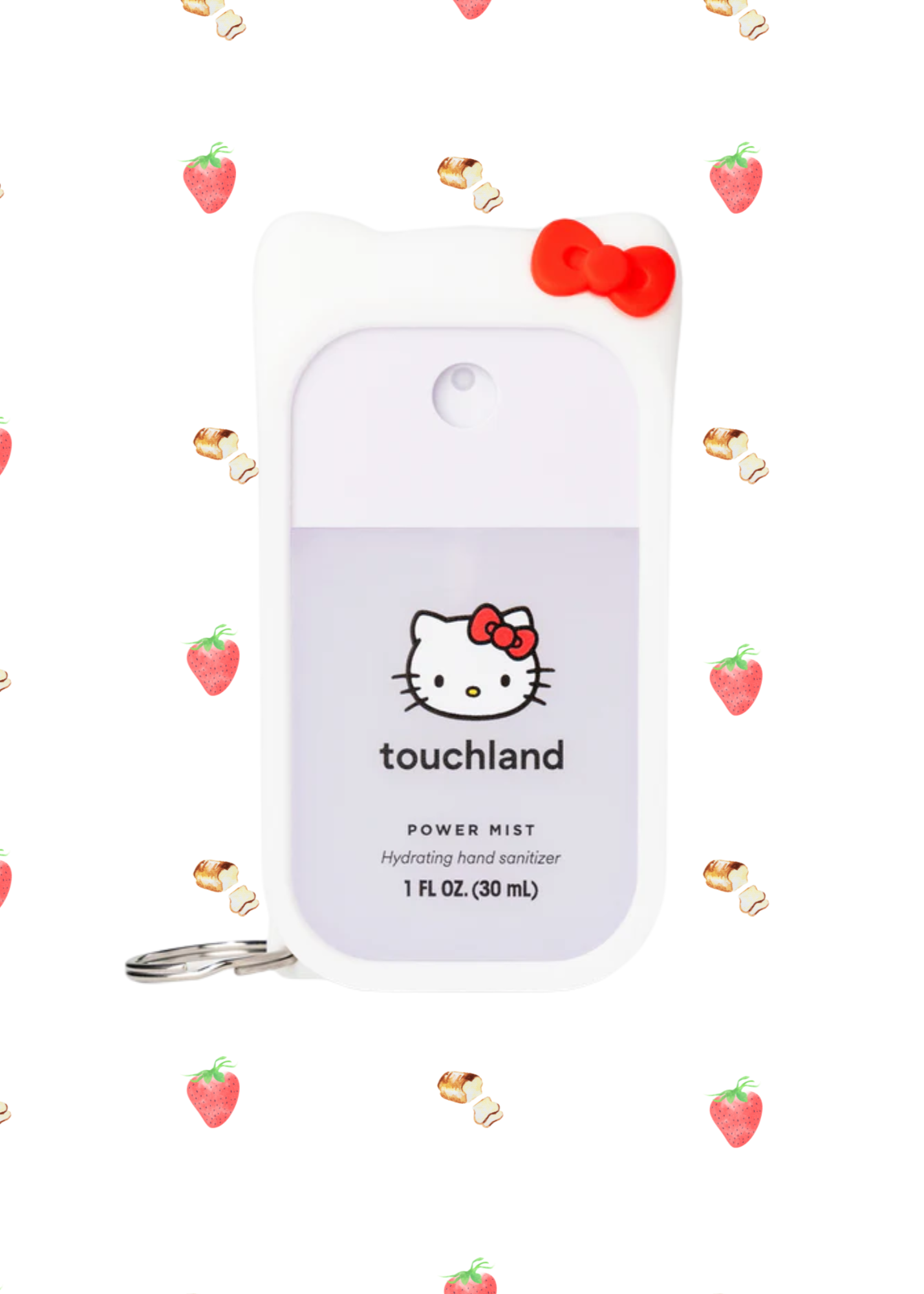 Touchland Limited Edition Hello Kitty Power Mist Hand Sanitiser & Mist case