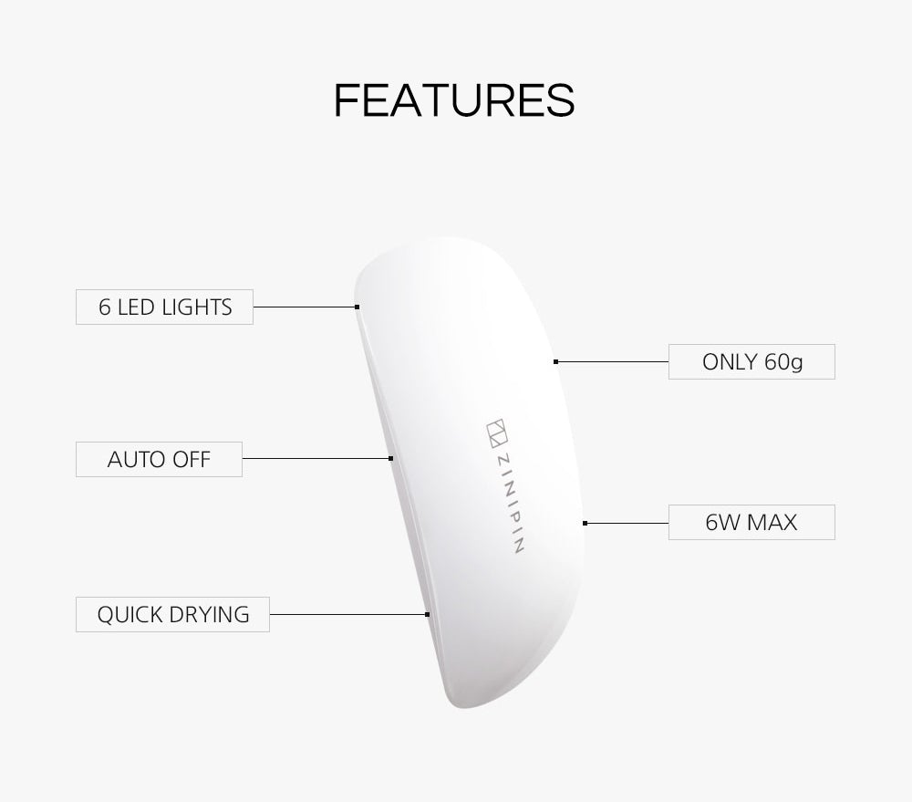 Zinipin UV Gel Lamp