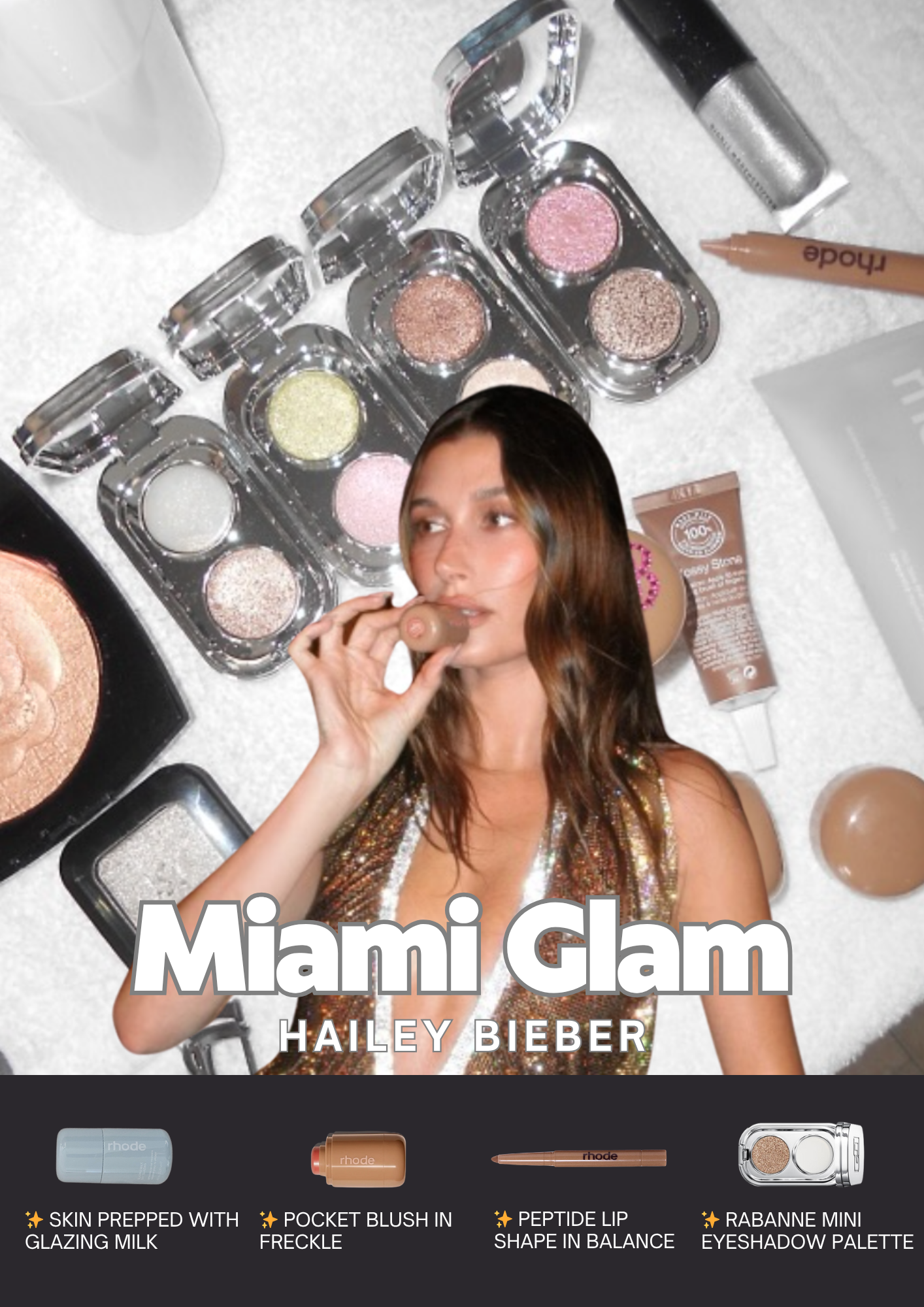 Hailey's sun-kissed Miami Glam