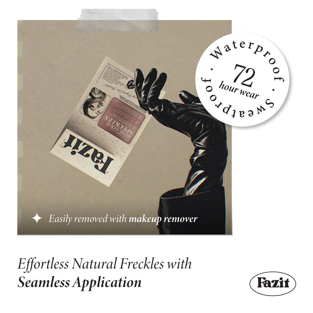 Fazit - Rose Gold Stardust Speckles Makeup Patches