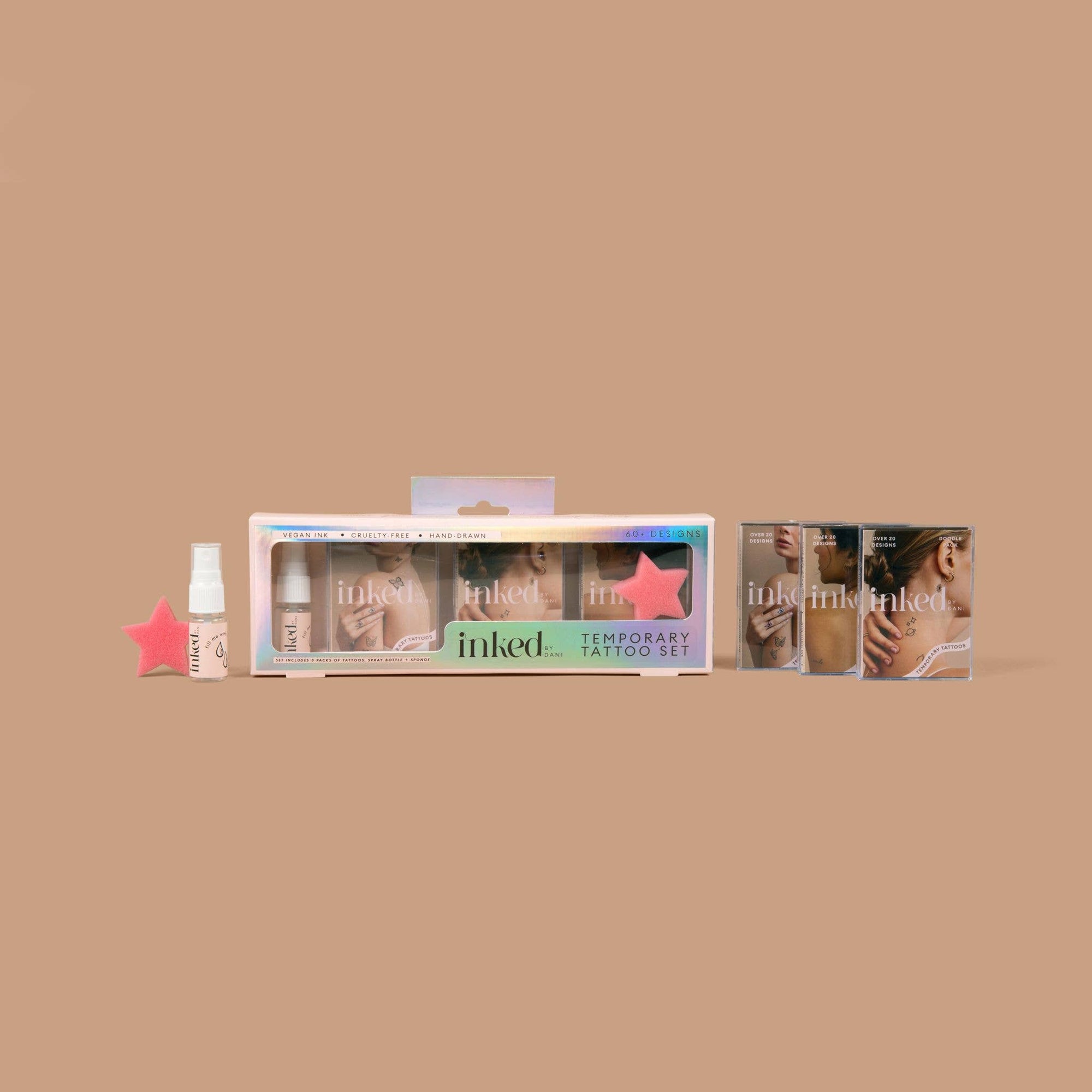 INKED by Dani - Deluxe Temporary Tattoo Gift Set