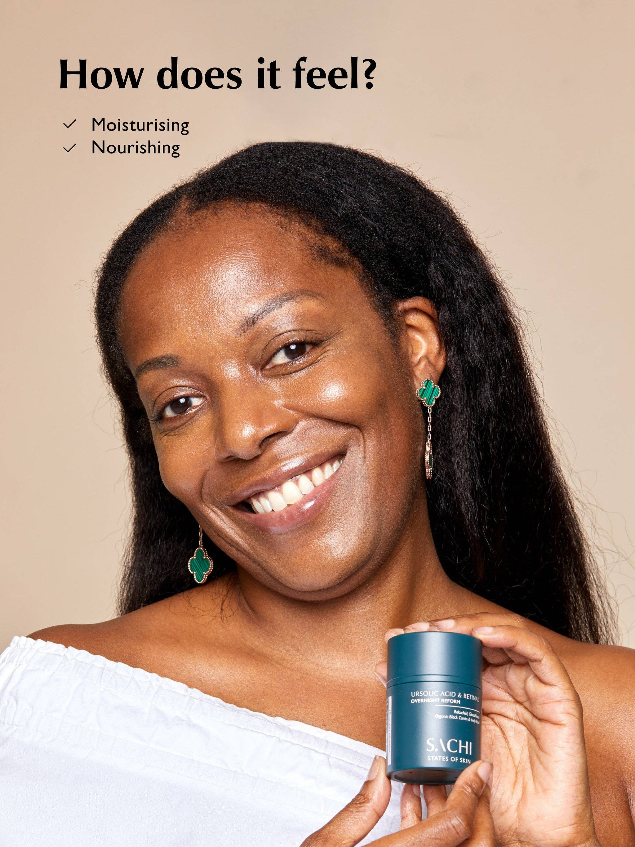 Sachi Skin - Ursolic Acid & Retinal Overnight Reform