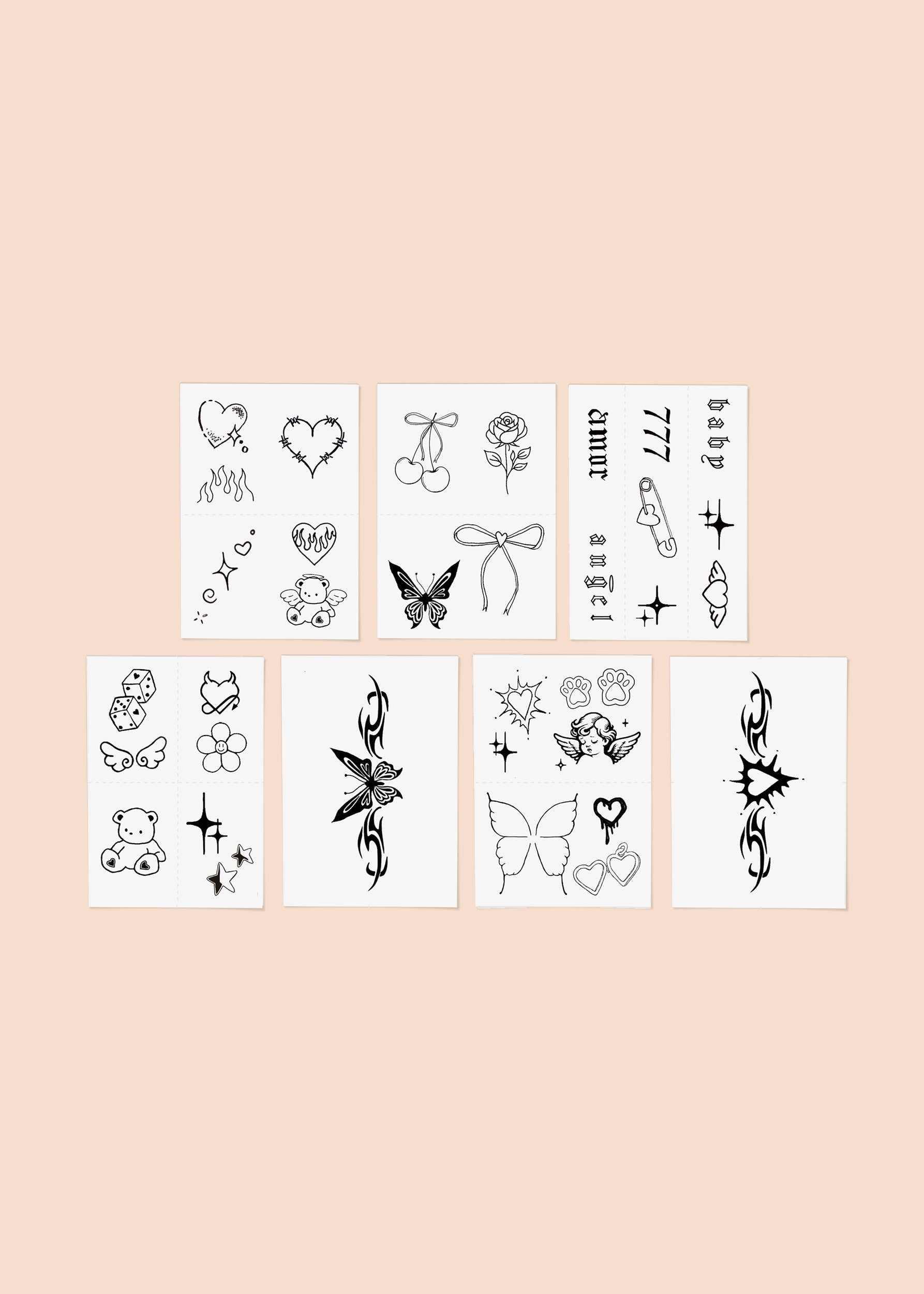 INKED by Dani - She's All That Temporary Tattoo Pack