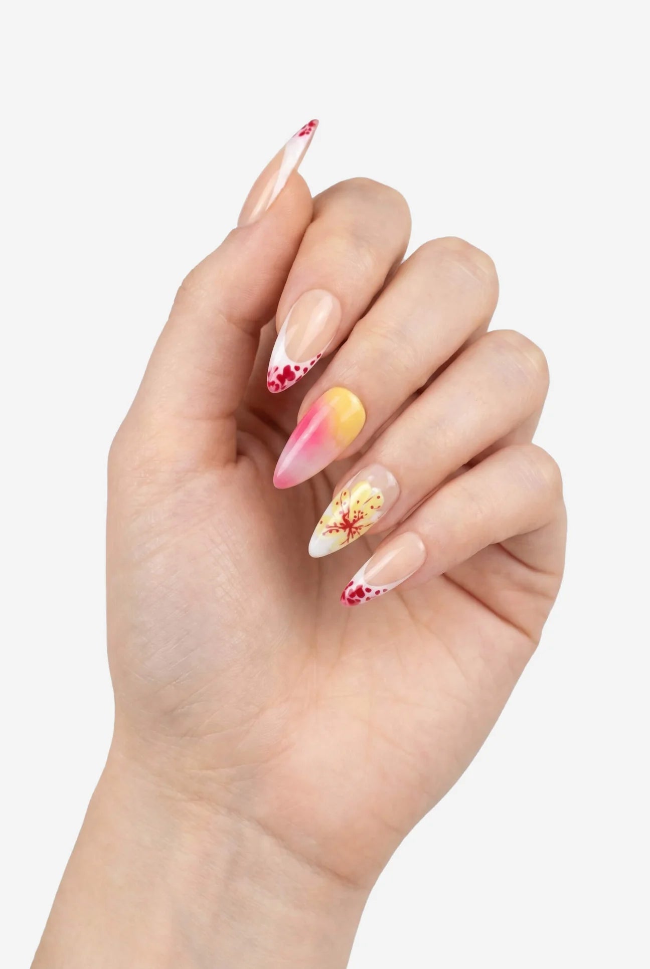 Never Have I Ever - Tropical Girl - Almond Press-On Nails