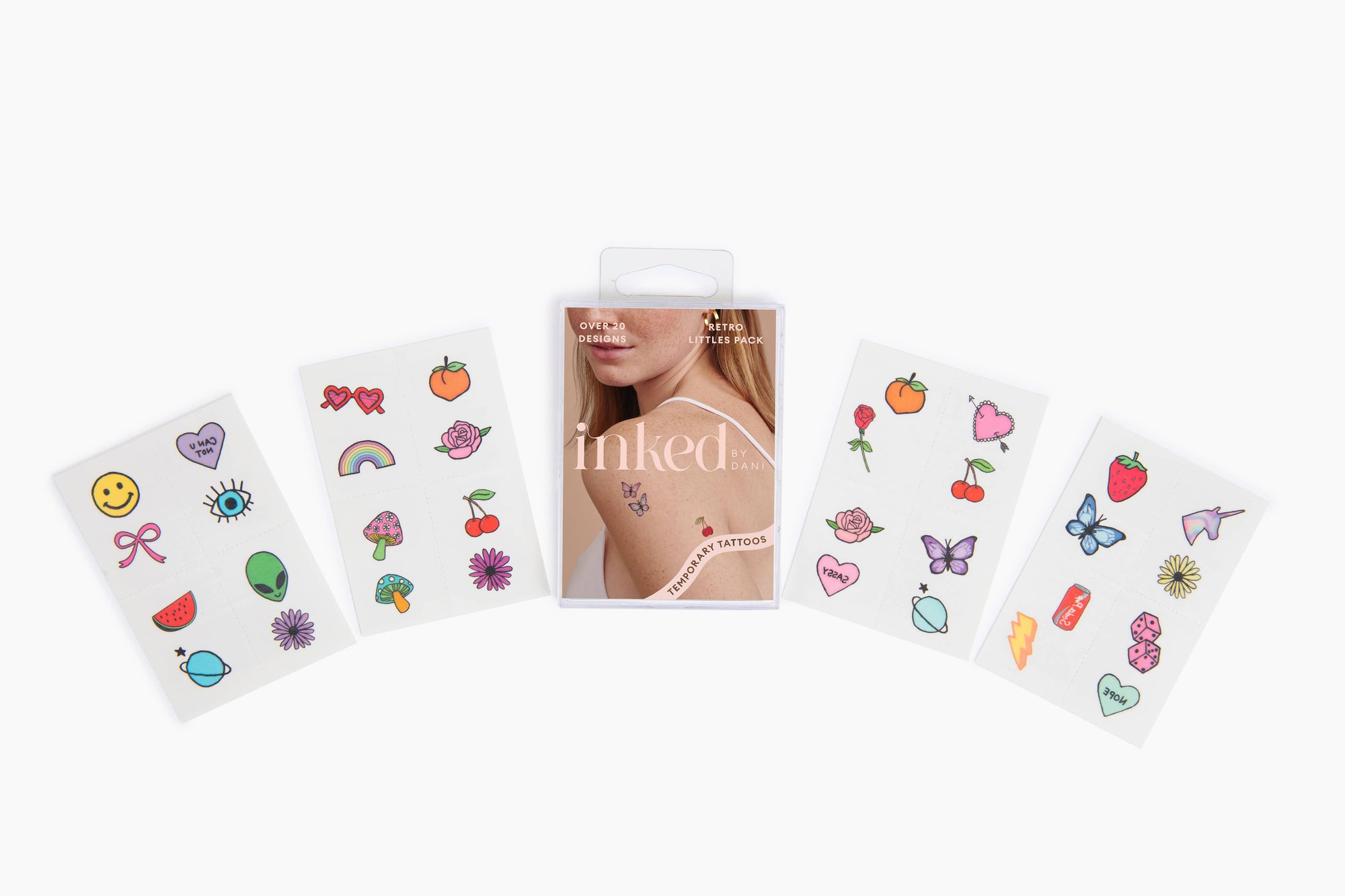 INKED by Dani - Retro Littles Temporary Tattoo Pack