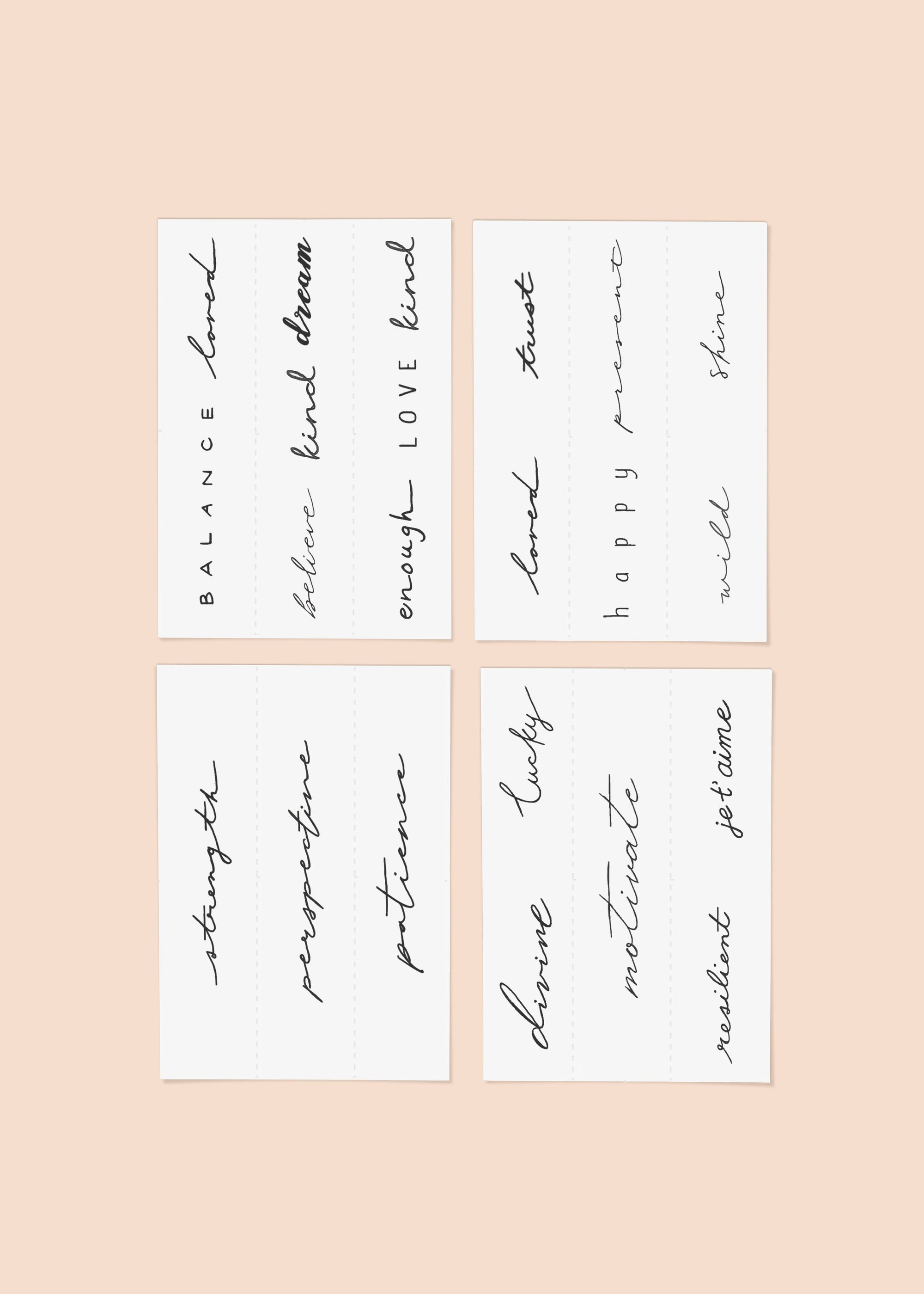 INKED by Dani - Statement Temporary Tattoo Pack