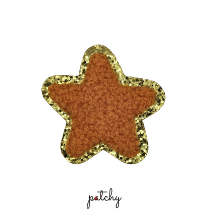 Star Chenille Iron-On Patch