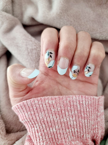 Iris Semi Cured Gel Nail Sticker Kit