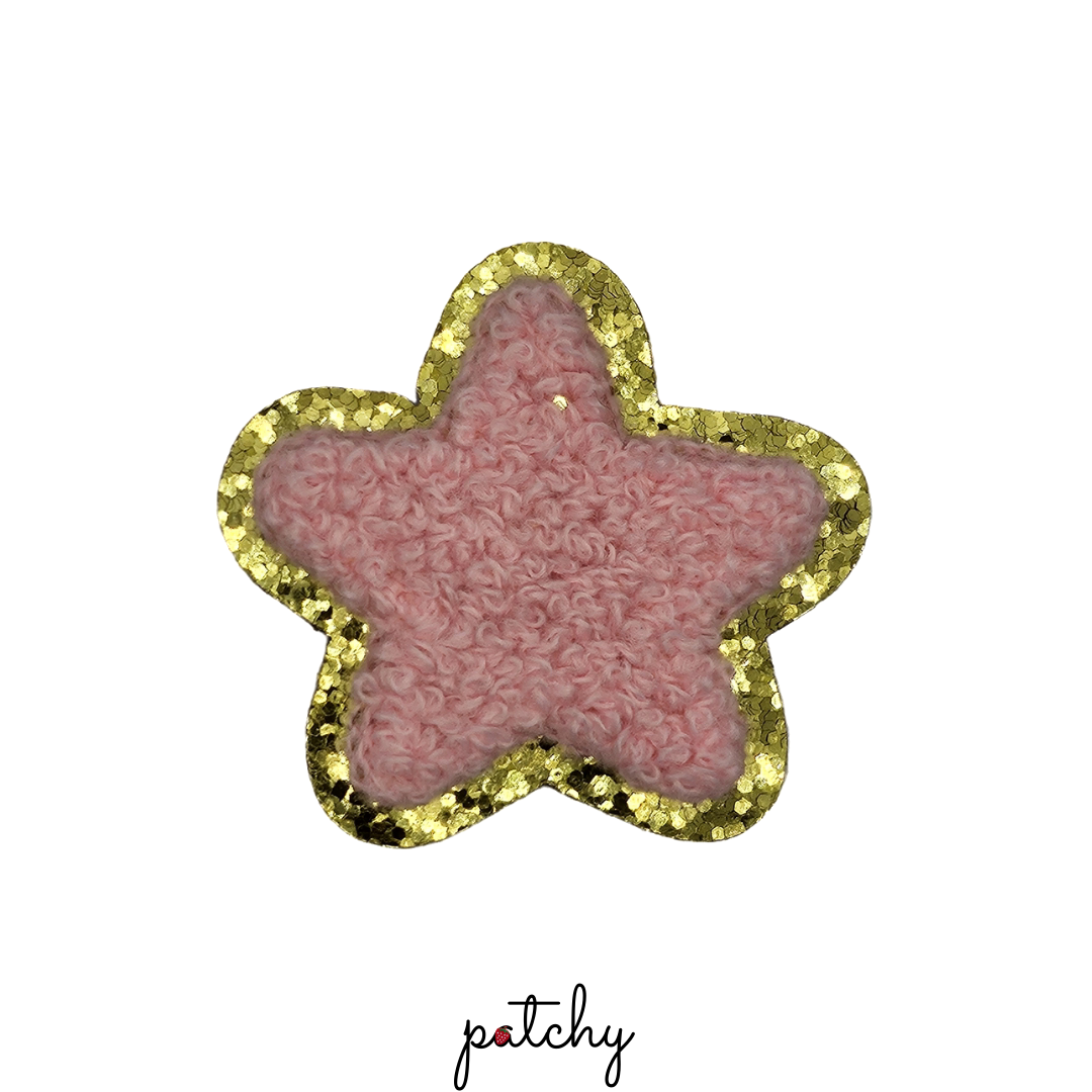 Star Chenille Iron-On Patch