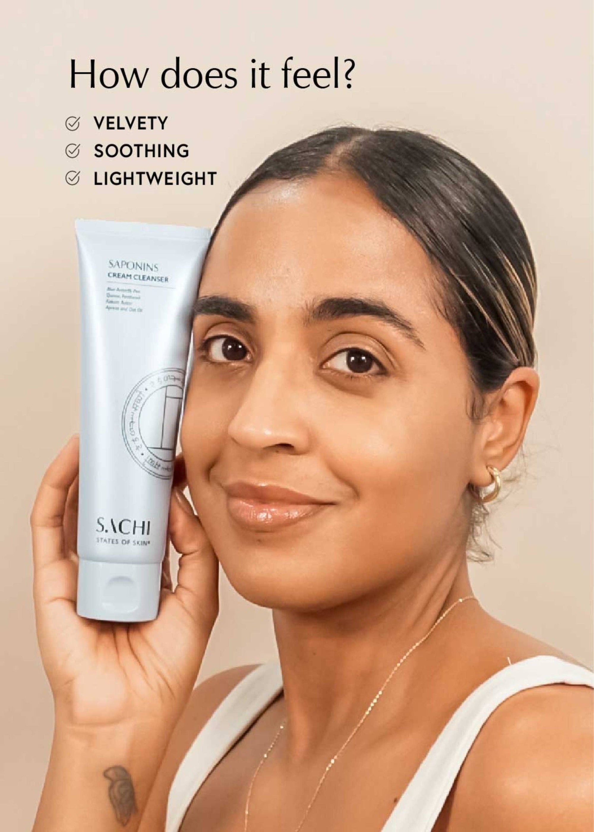 Sachi Skin - Saponins Cream Cleanser