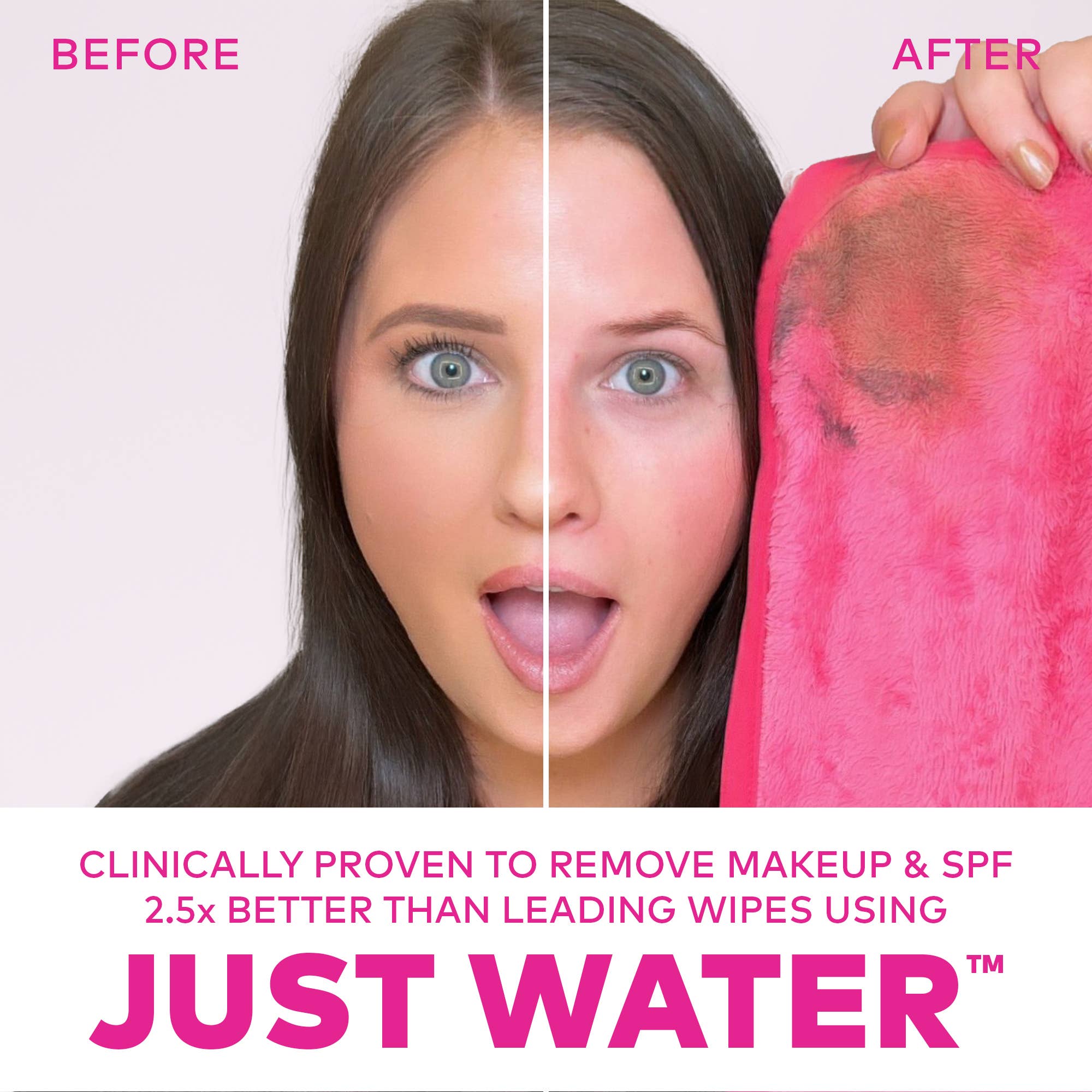 The Original MakeUp Eraser - Original Pink MakeUp Eraser PRO