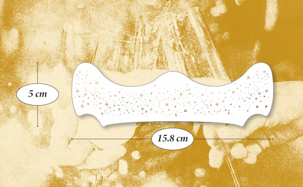 Fazit - Gold Glitter Freckles Makeup Patches