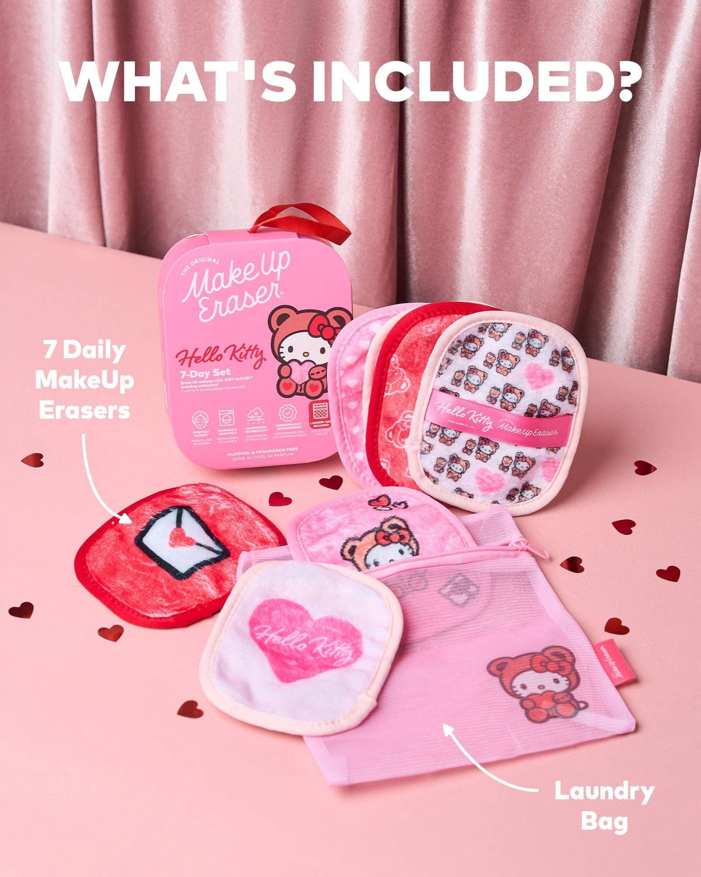 The Original MakeUp Eraser - Hello Kitty Cutie Pie 7-Day Set