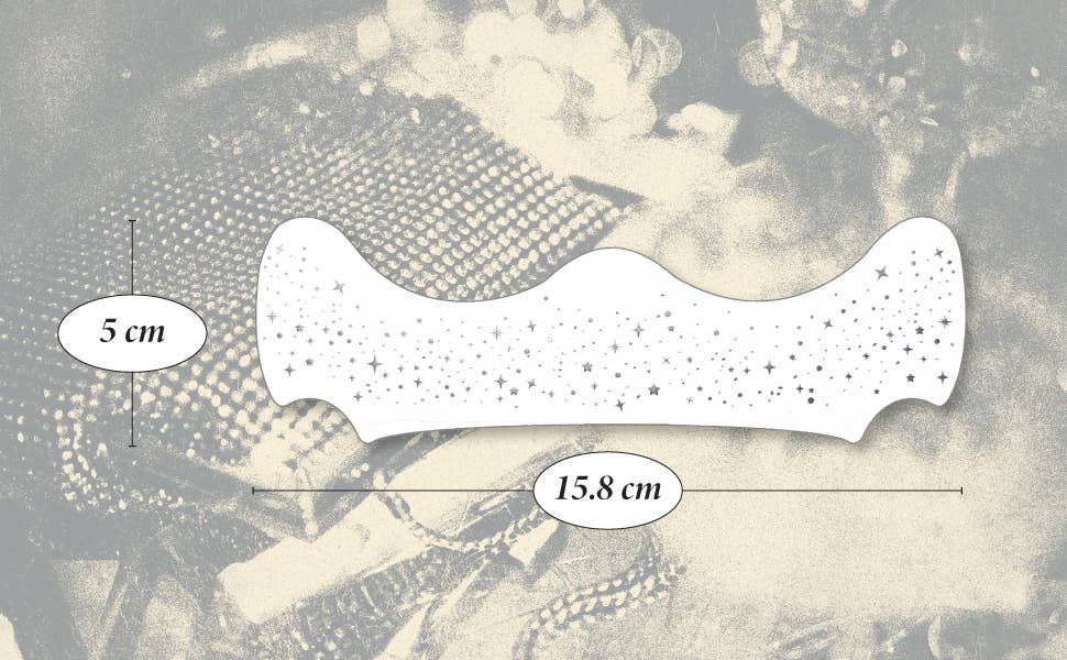 Fazit - Silver Glitter Freckles Makeup Patches