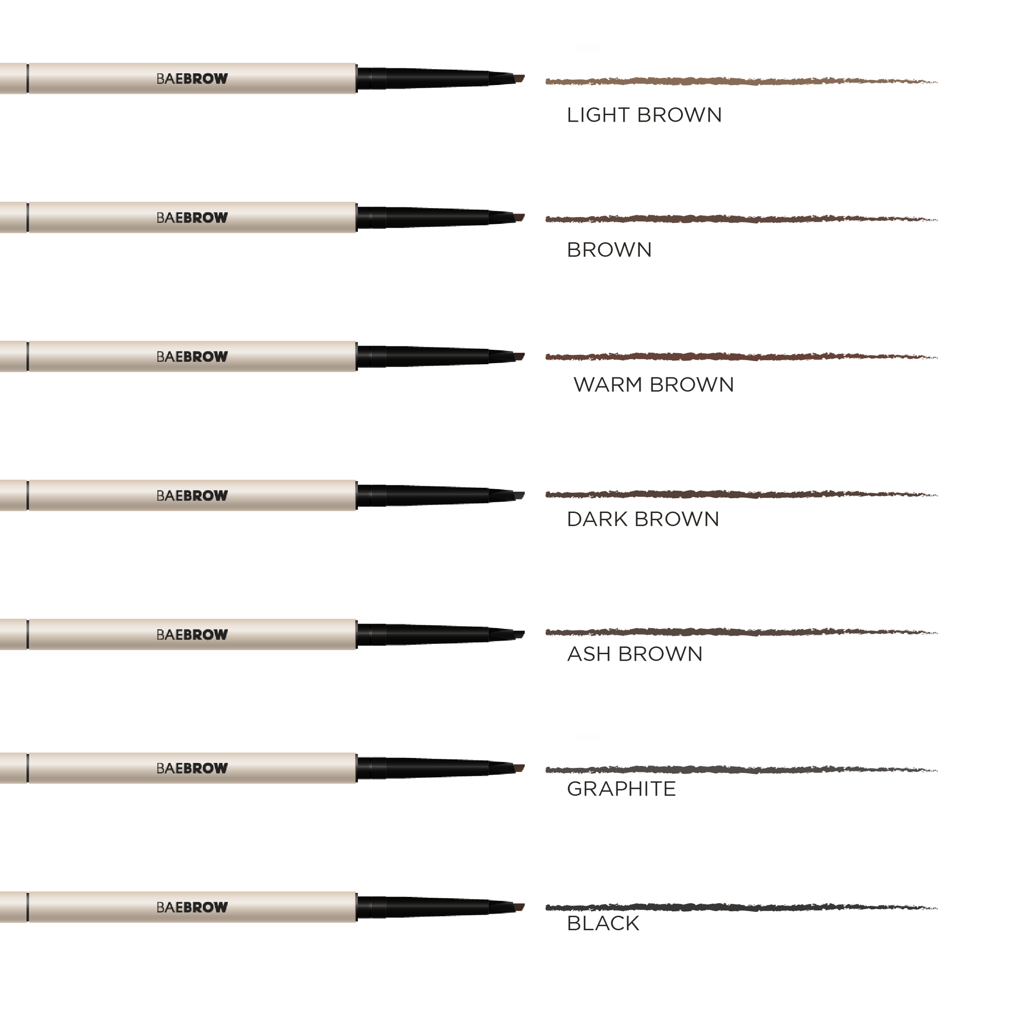 BAEBROW - B-LINER Ultra Thin Brow Pencil - Triangular Tip