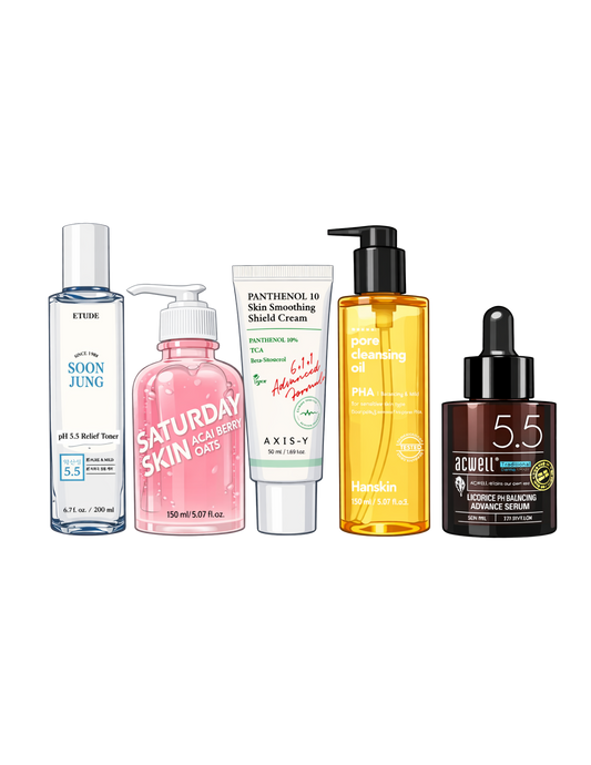 k-beauty combination skin set