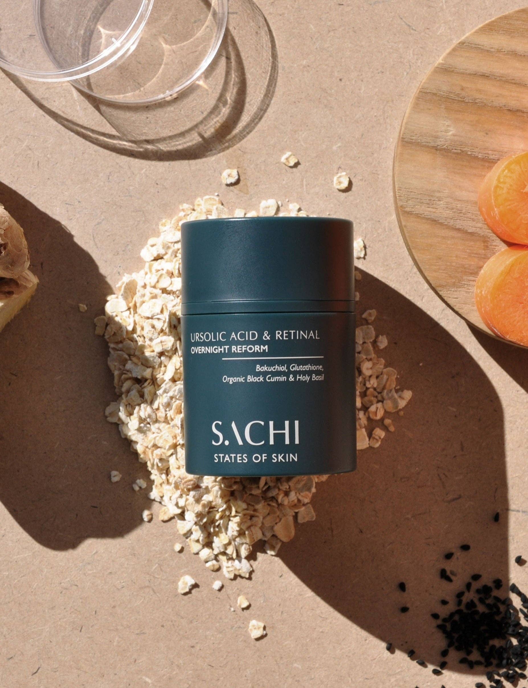 Sachi Skin - Ursolic Acid & Retinal Overnight Reform