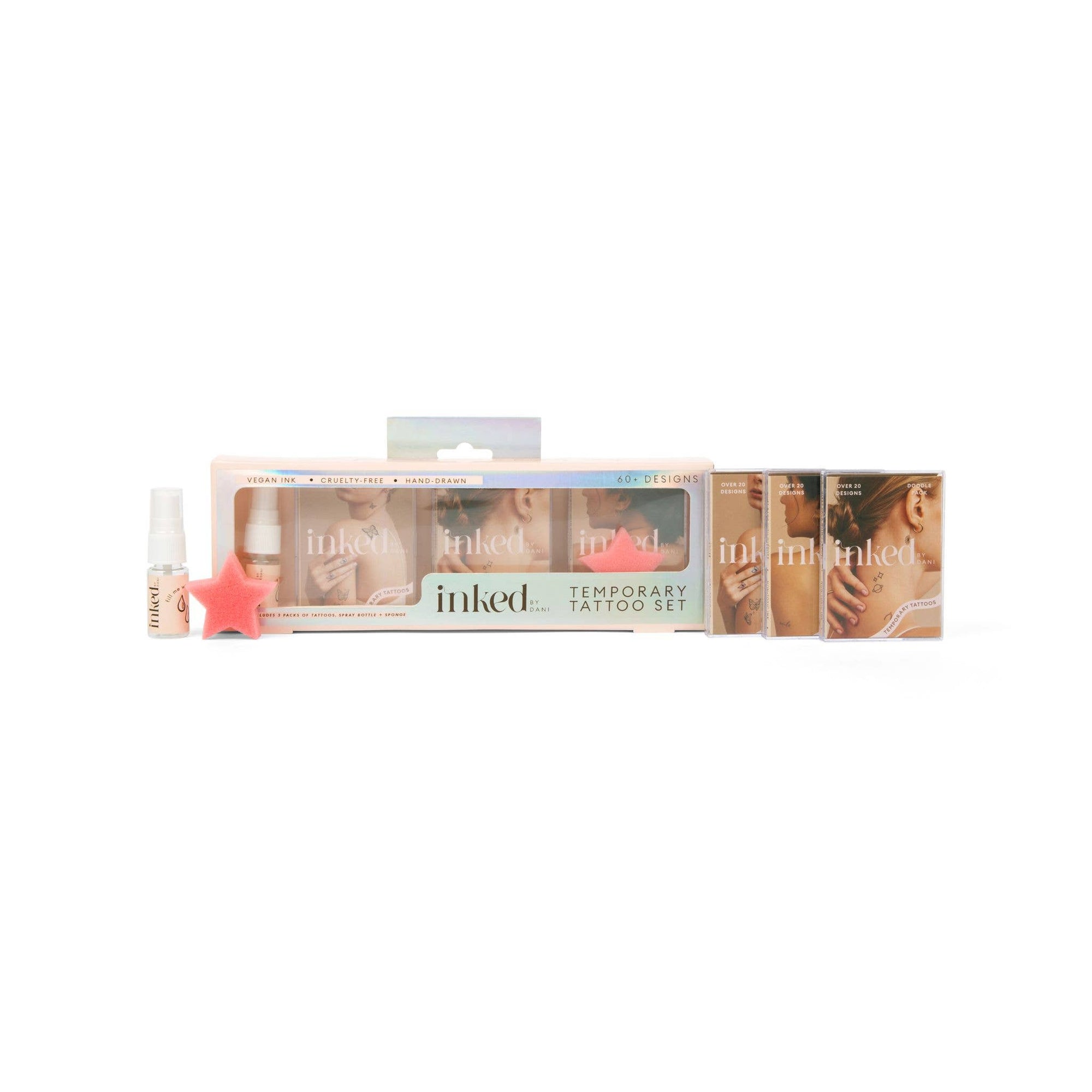 INKED by Dani - Deluxe Temporary Tattoo Gift Set