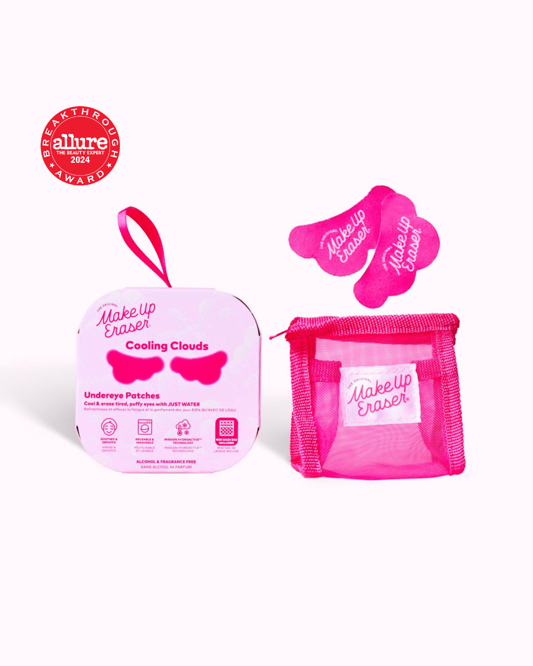 The Original MakeUp Eraser - Cooling Clouds Reusable Under eye Patches | Award Winning