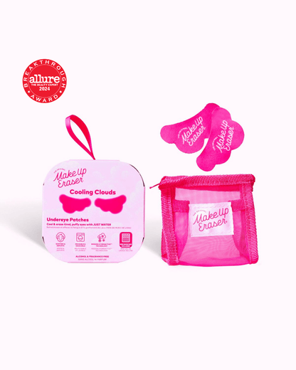 The Original MakeUp Eraser - Cooling Clouds Reusable Under eye Patches | Award Winning