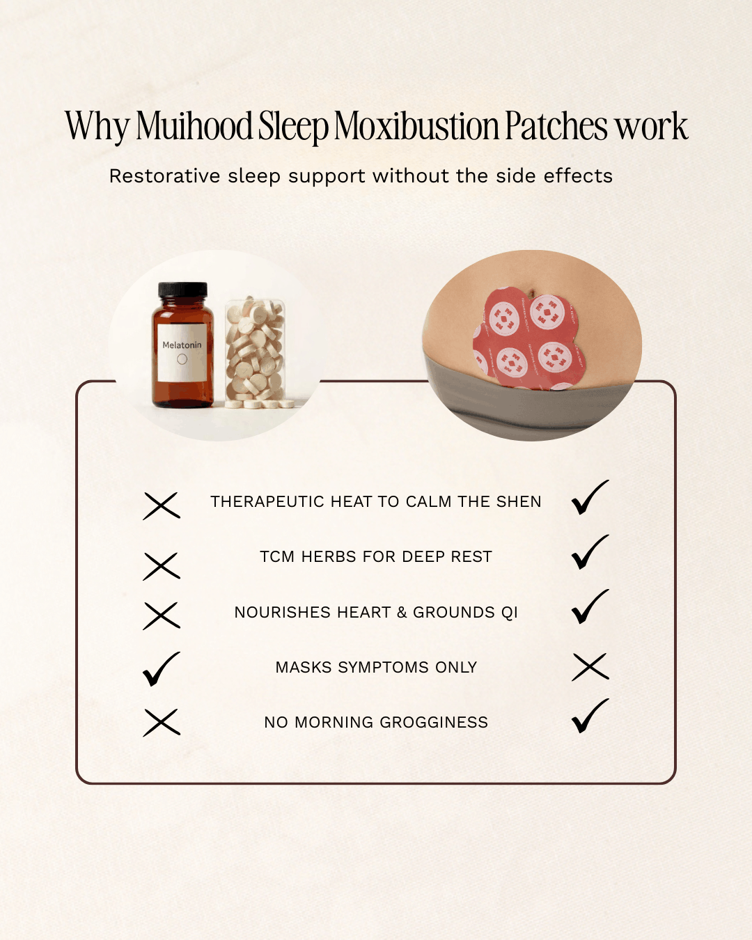 Muihood - Moxibustion Patch for Sleep and Calm