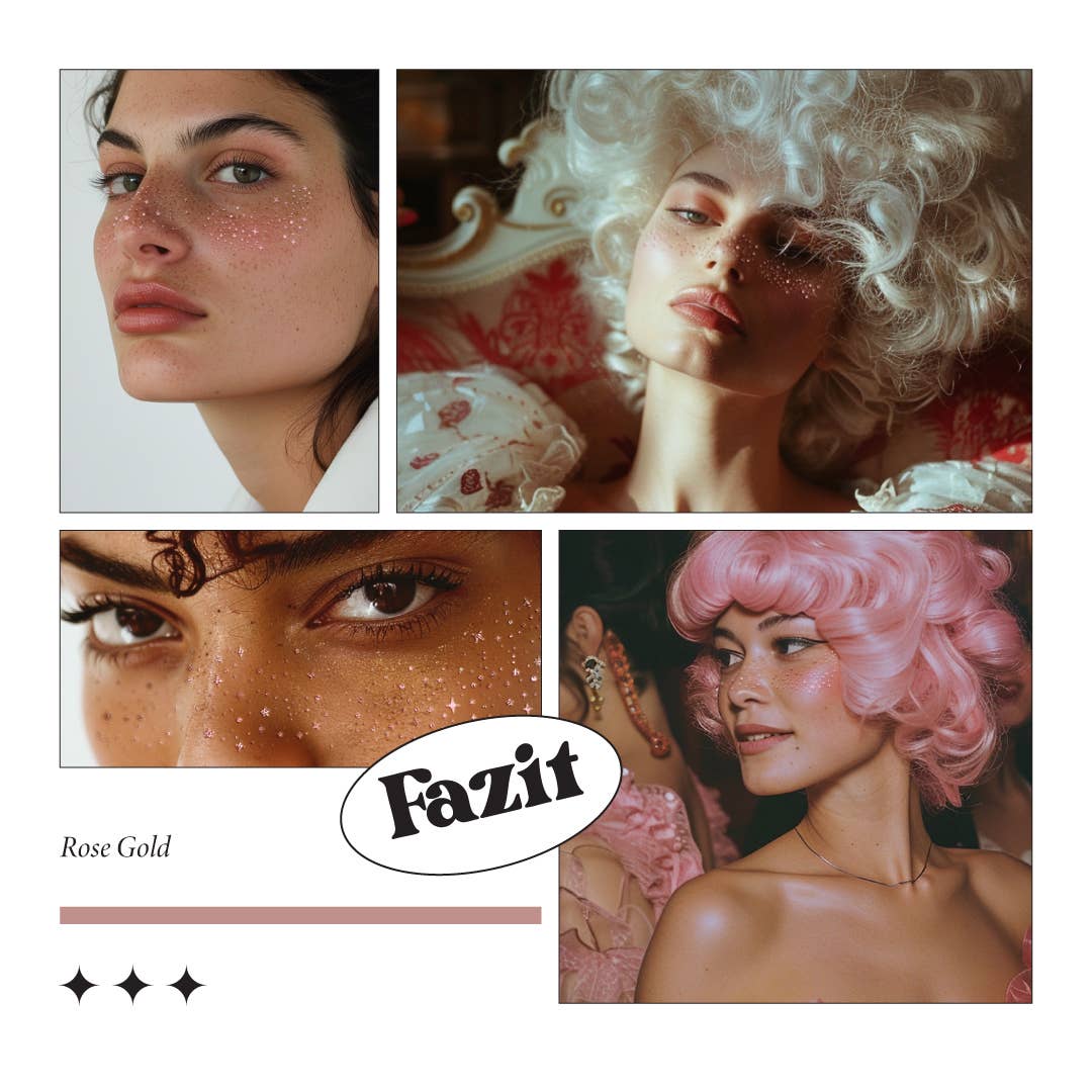 Fazit - Rose Gold Stardust Speckles Makeup Patches