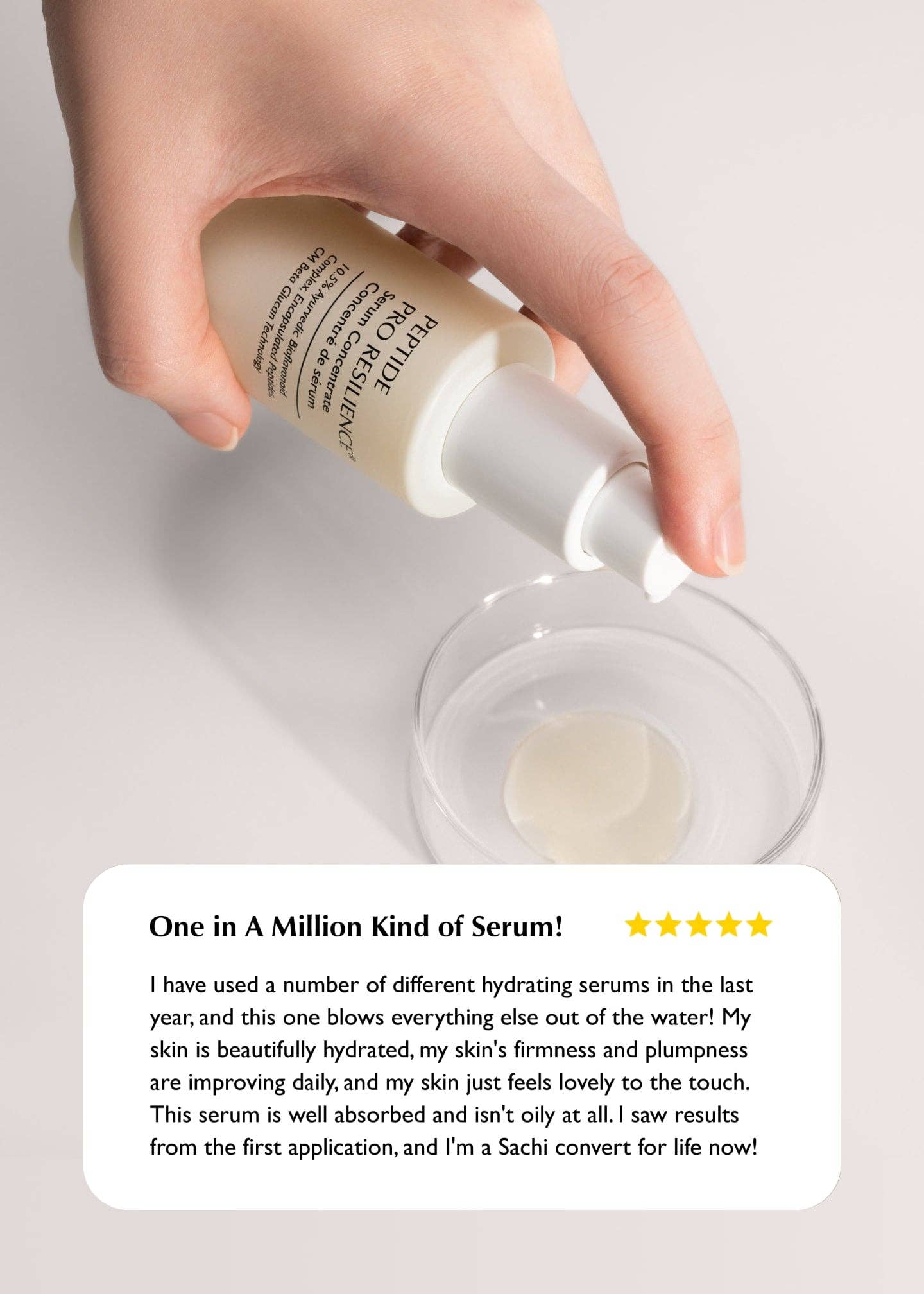 Sachi Skin - Peptide Pro Resilience® Serum Concentrate