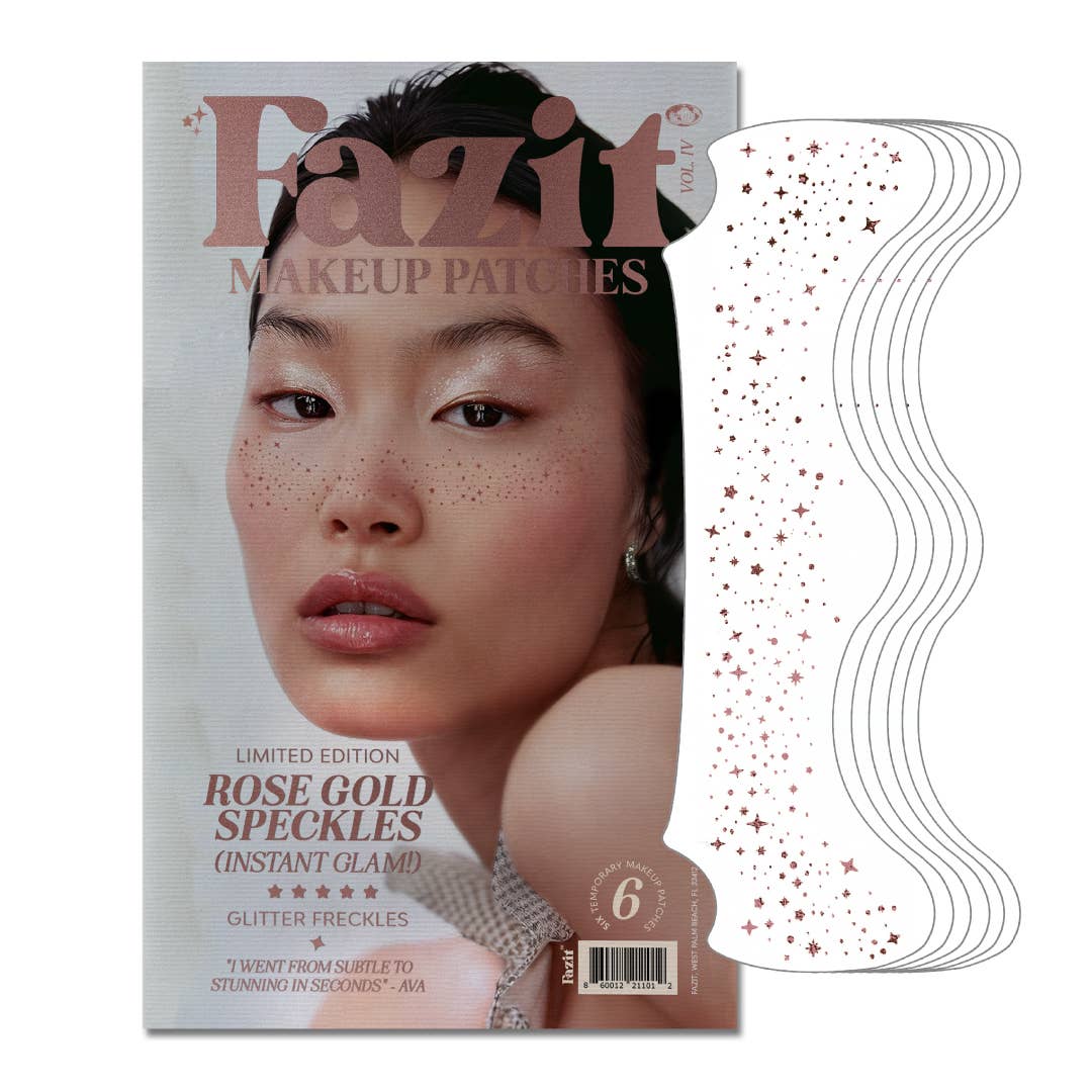 Fazit - Rose Gold Stardust Speckles Makeup Patches