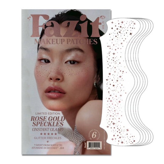 Fazit - Rose Gold Stardust Speckles Makeup Patches