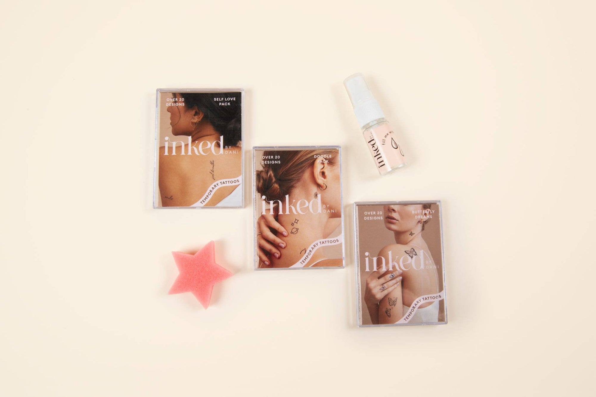 INKED by Dani - Deluxe Temporary Tattoo Gift Set