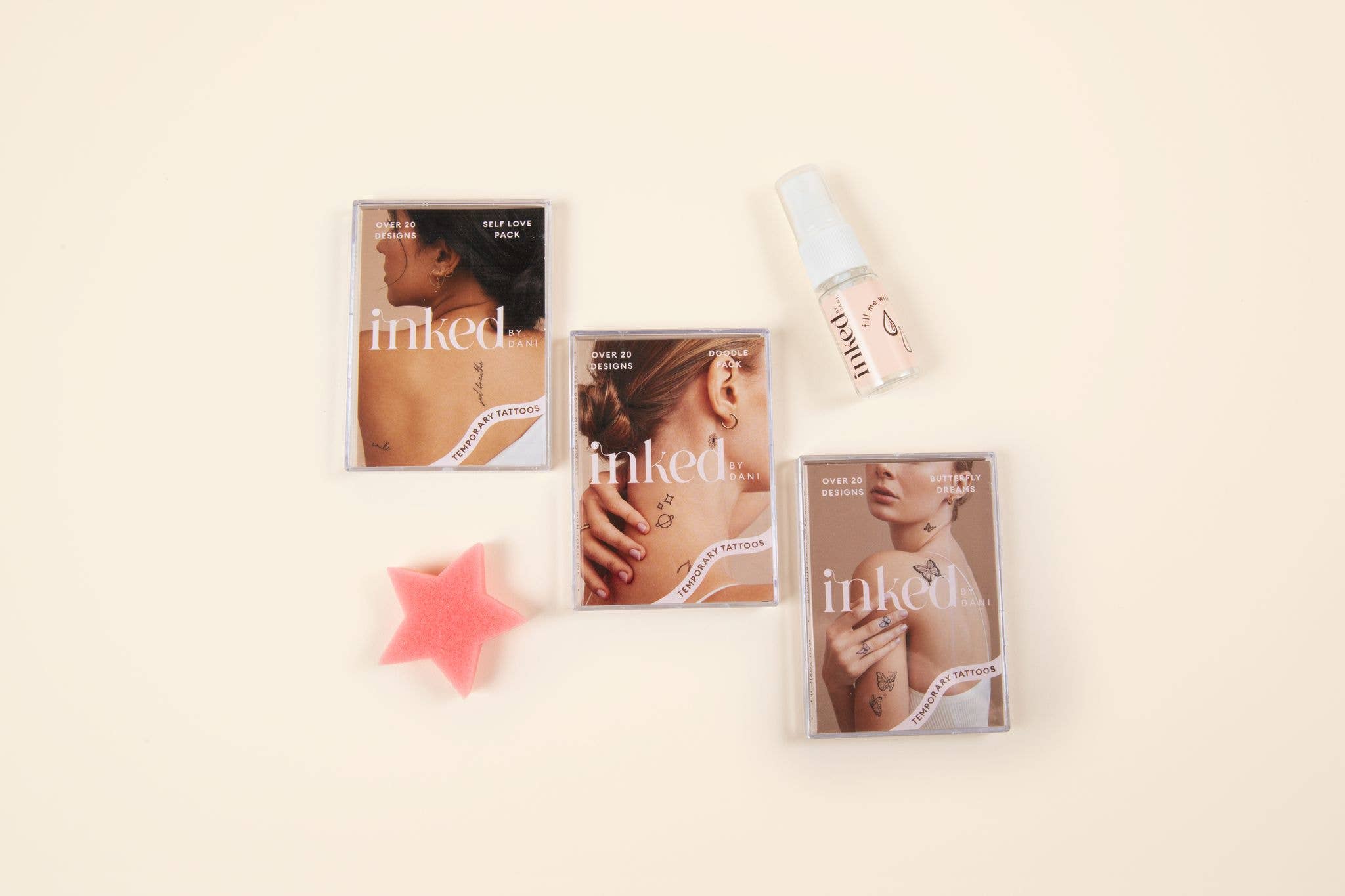 INKED by Dani - Deluxe Temporary Tattoo Gift Set