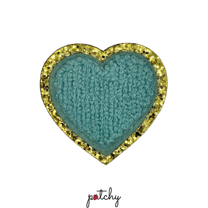 Heart Chenille Iron-On Patch