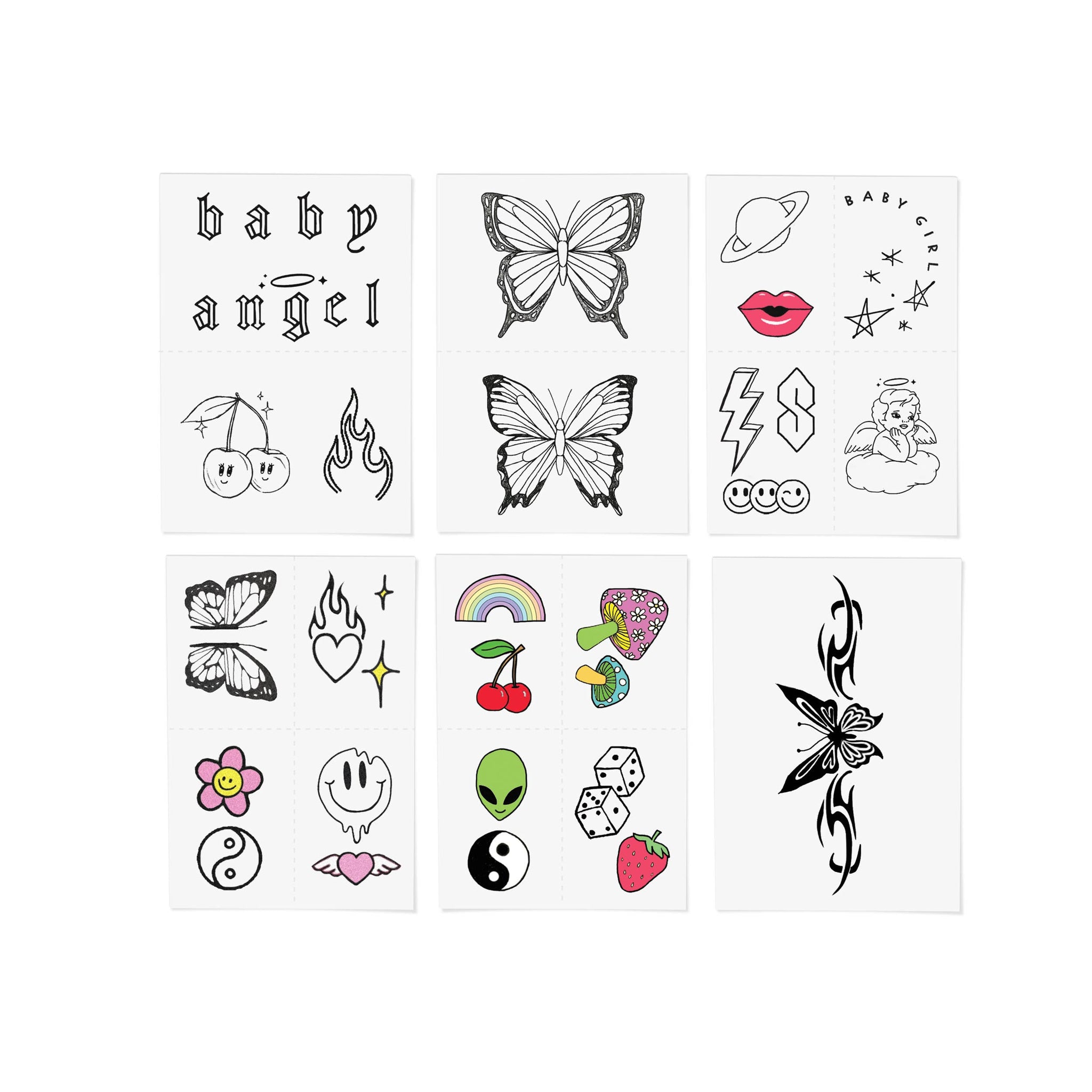INKED by Dani - Y2K Nostalgia Temporary Tattoo Pack