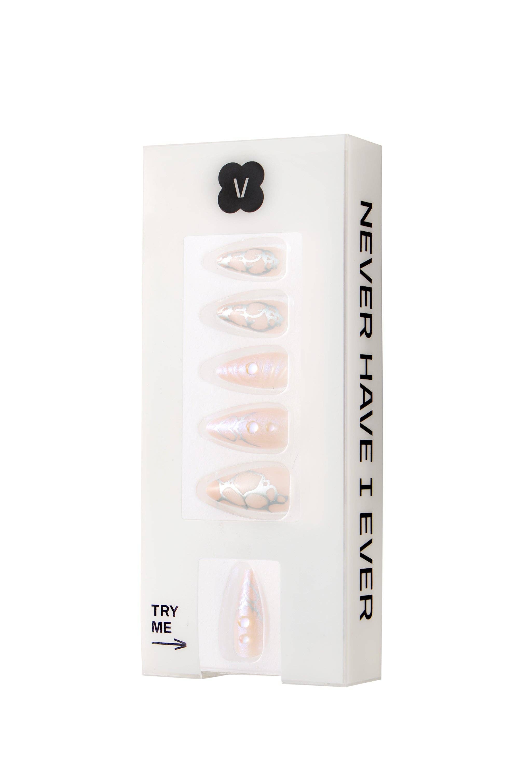 Never Have I Ever - Chrome Hearts - Press-on Nails