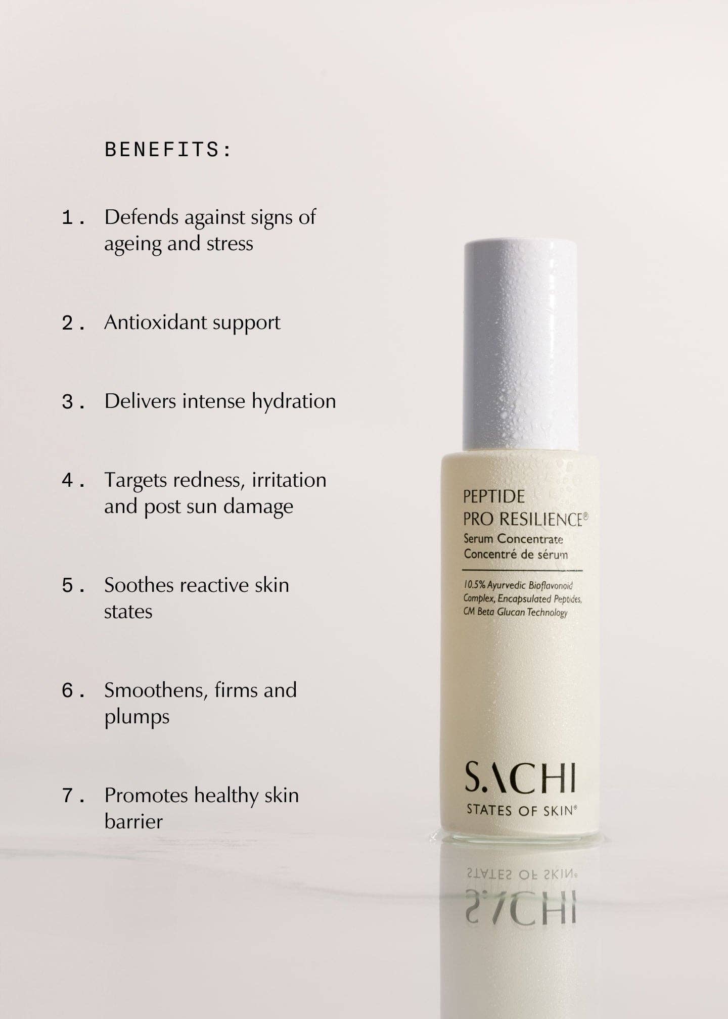 Sachi Skin - Peptide Pro Resilience® Serum Concentrate