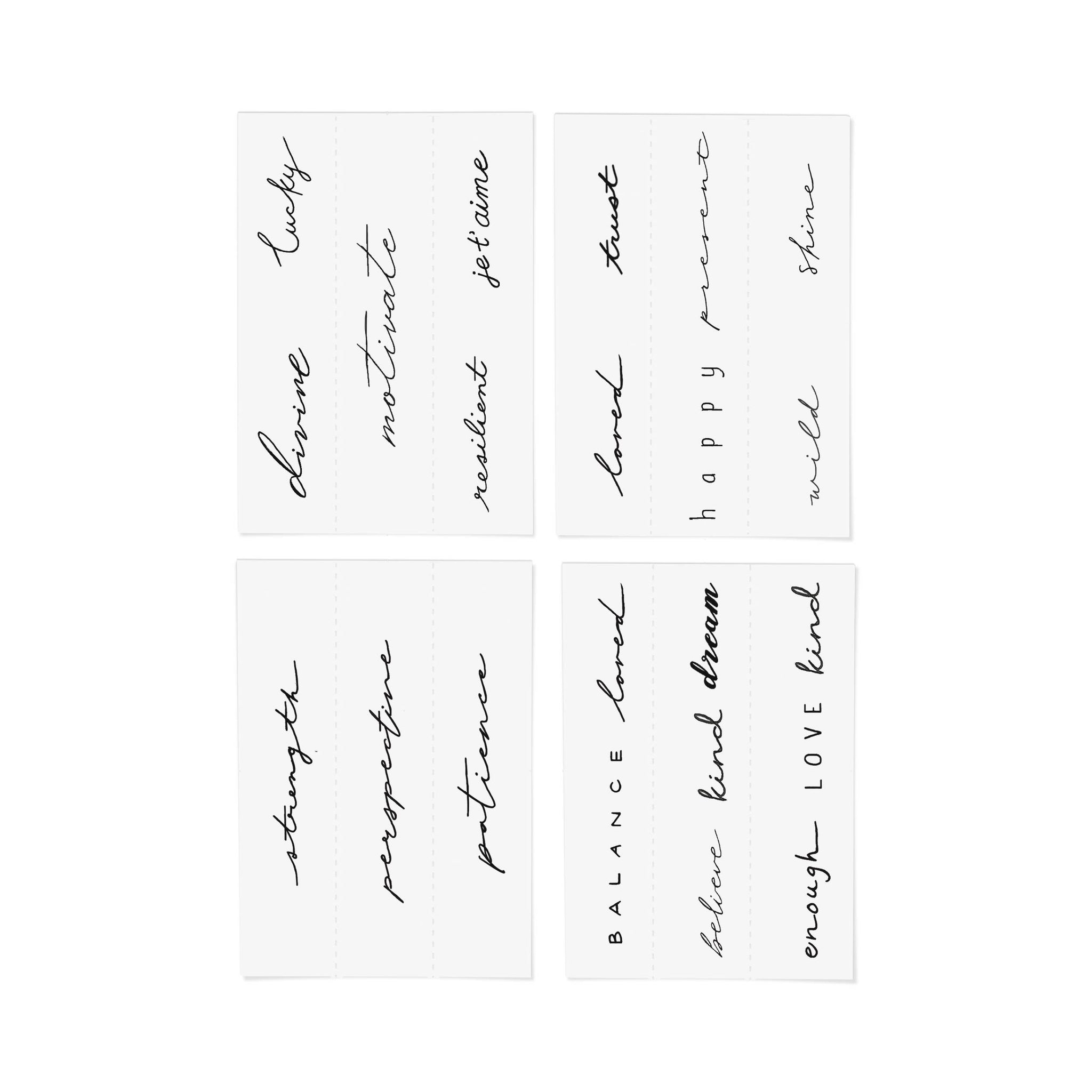 INKED by Dani - Statement Temporary Tattoo Pack