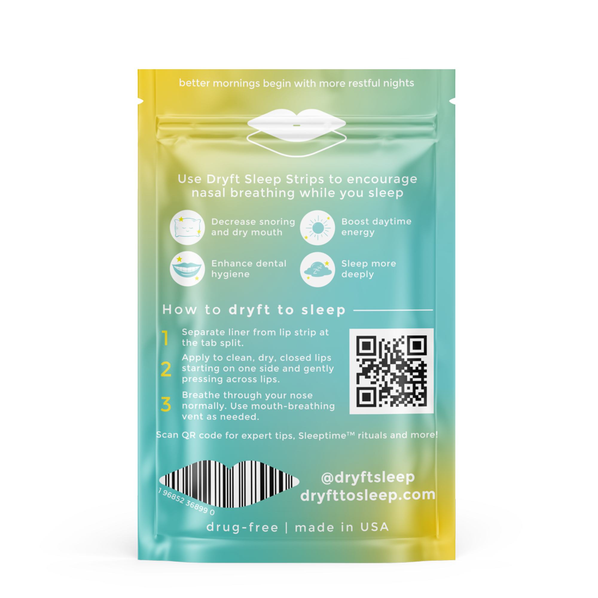 Dryft Sleep - Mouth Tape 30 Pk