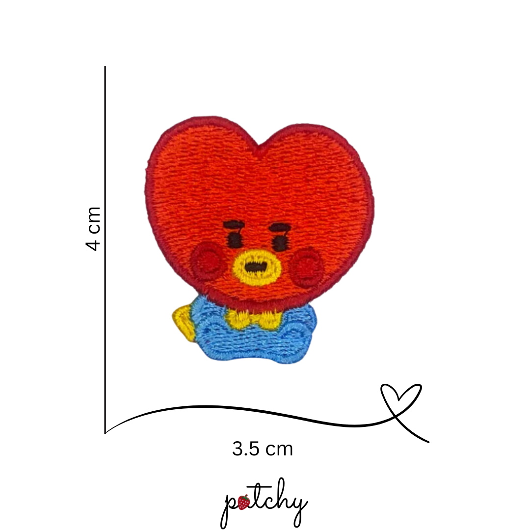 BT21 Cute Embroidered Iron-On Patch