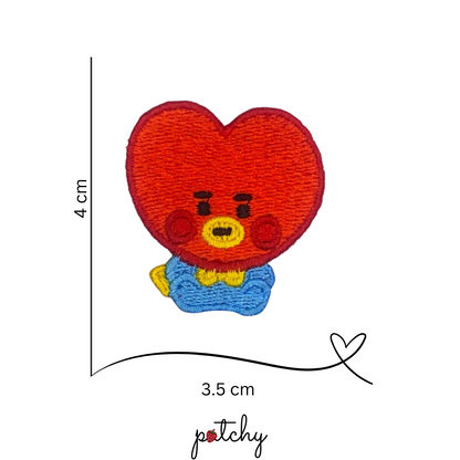 BT21 Cute Embroidered Iron-On Patch