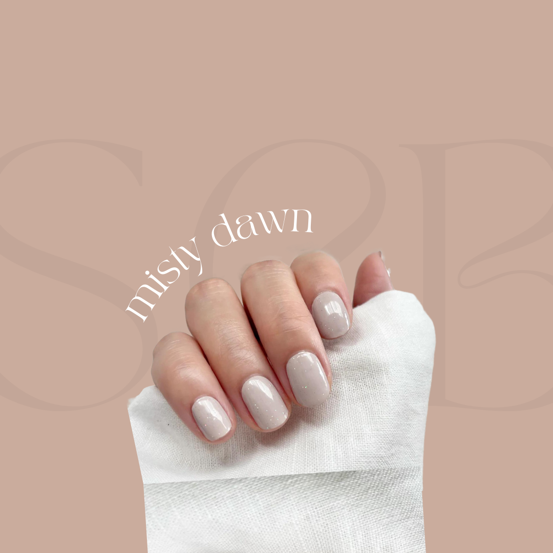 Misty Dawn Designer Nail Polish Wrap Sticker