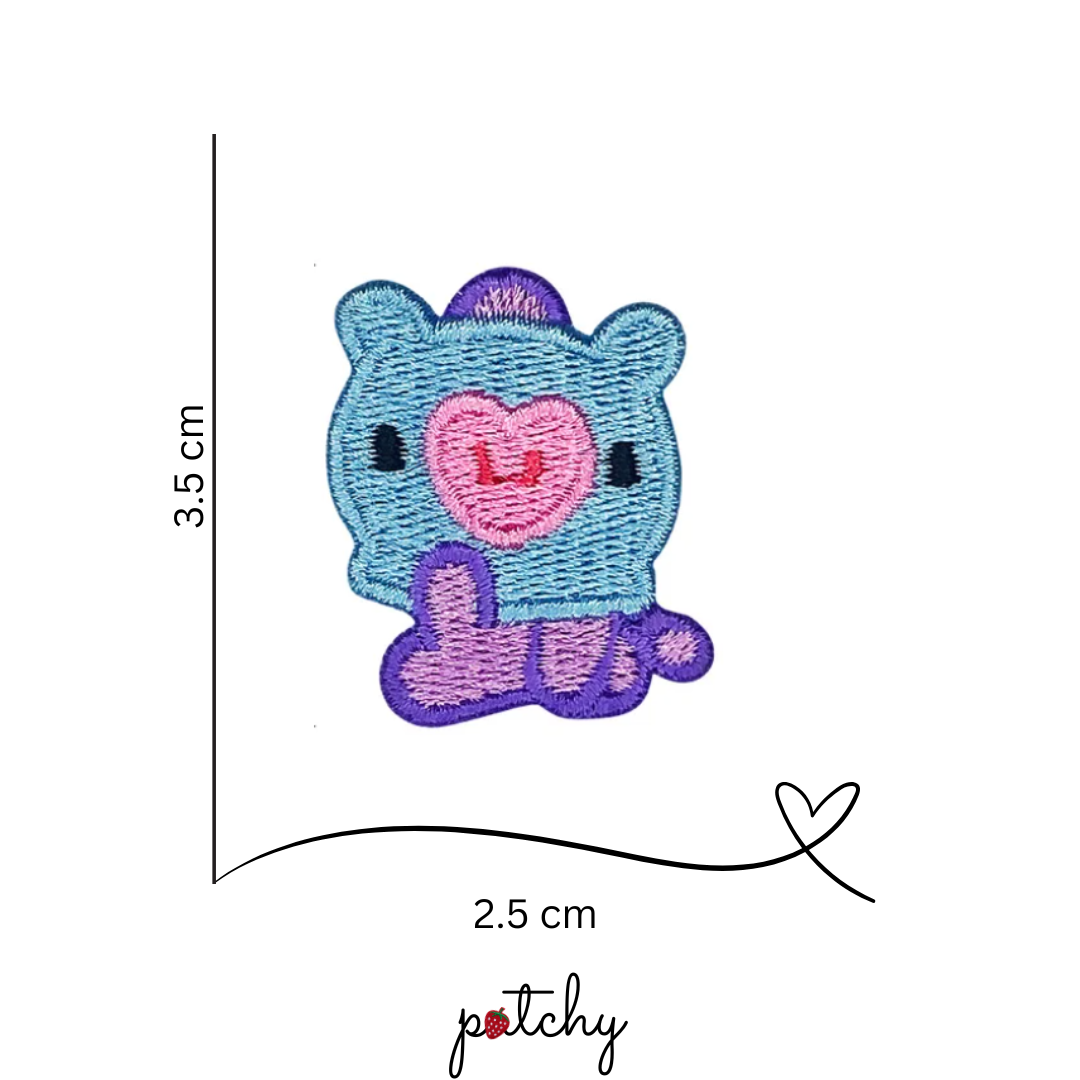 BT21 Cute Embroidered Iron-On Patch