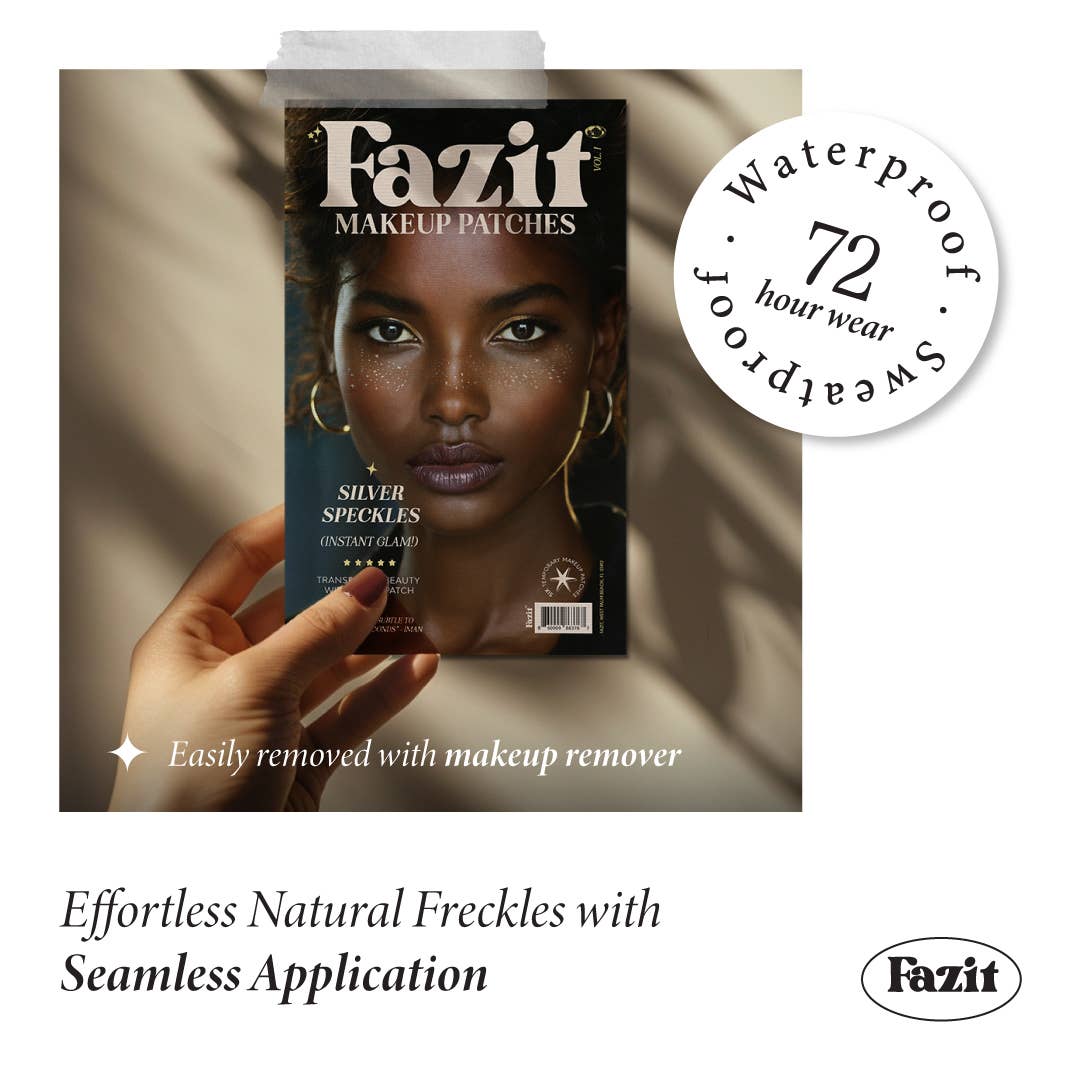 Fazit - Silver Glitter Freckles Makeup Patches