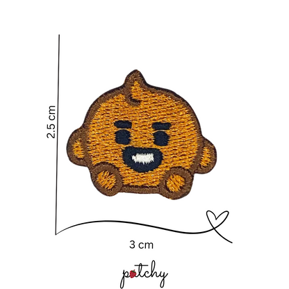 BT21 Cute Embroidered Iron-On Patch